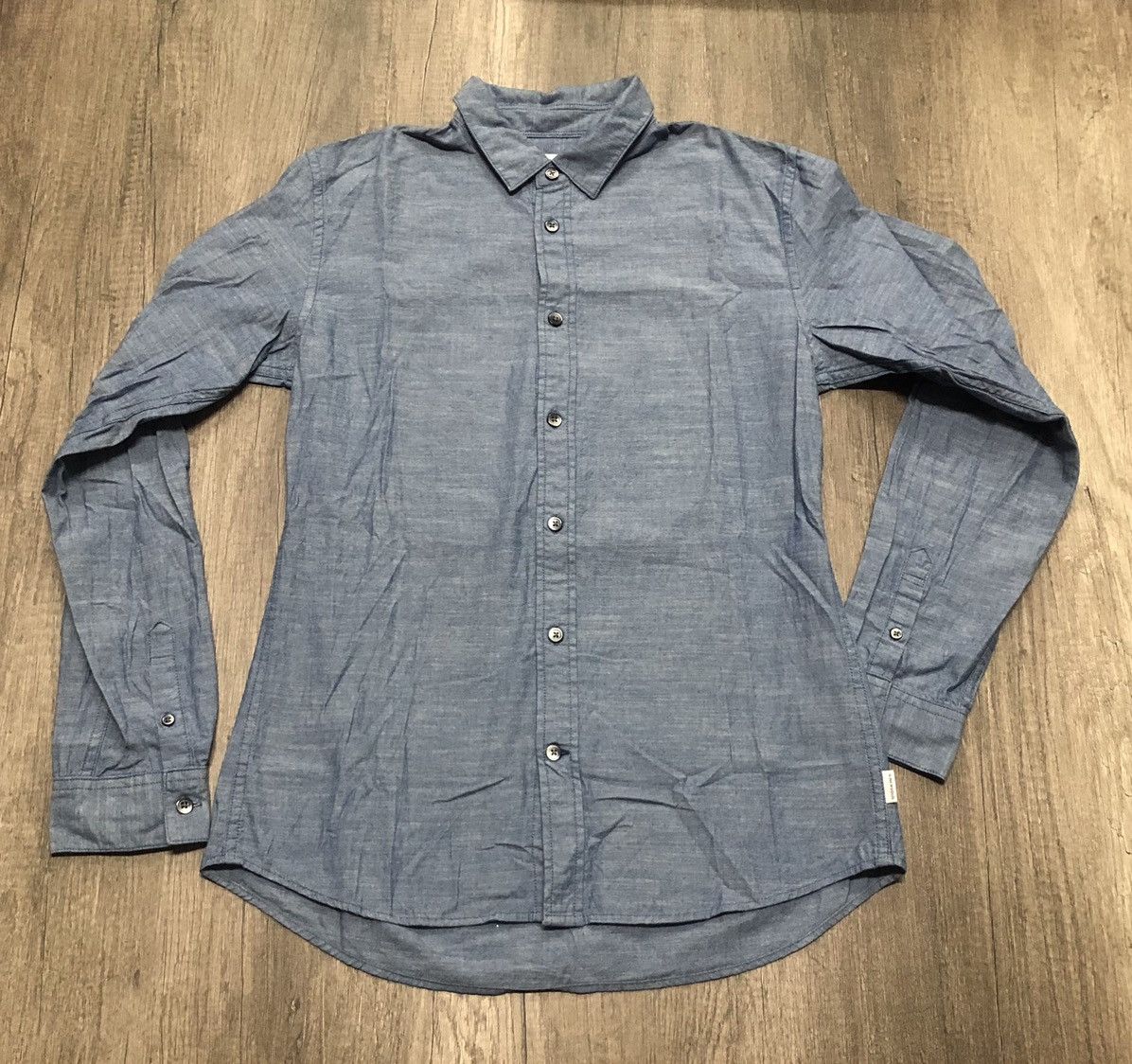 Paul Smith × R.Newbold × Vintage Vintage Chambray Shirt R.Newbold by Paul Smitch Size US M / EU 48-50 / 2 - 2 Thumbnail