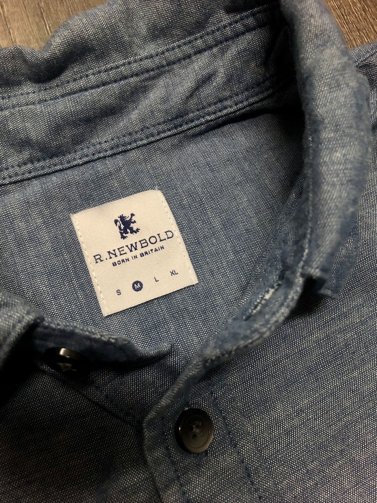 Paul Smith × R.Newbold × Vintage Vintage Chambray Shirt R.Newbold by Paul Smitch Size US M / EU 48-50 / 2 - 9 Thumbnail
