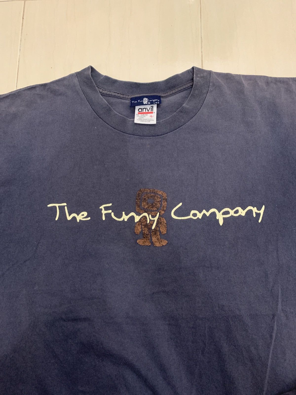 Anvil Vintage 90’s The Funny Company T-shirt Size US L / EU 52-54 / 3 - 3 Thumbnail