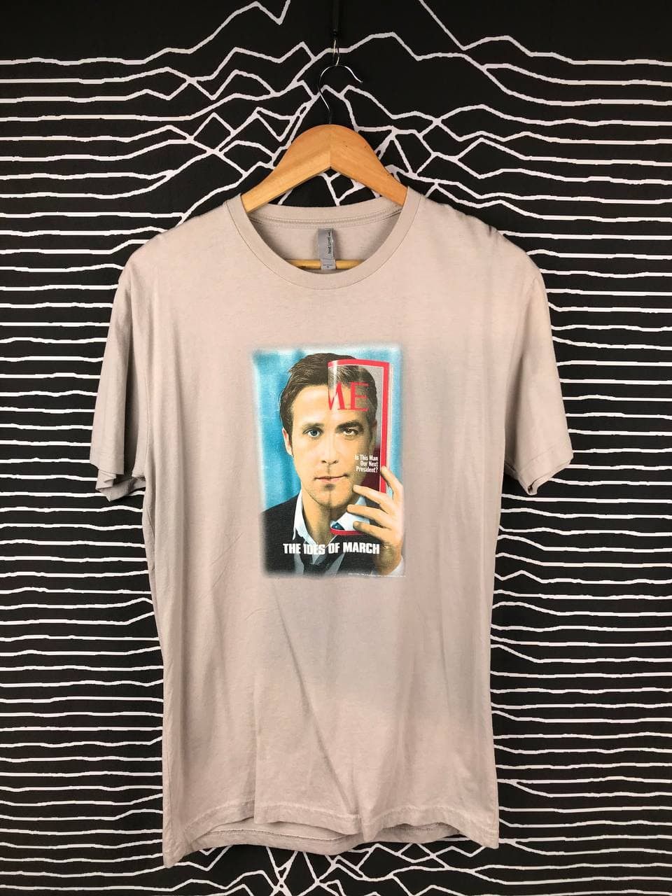 image of Art x Movie The Ides Of March Political Movie Promo Tee in Greyish Brown, Men's (Size Medium)