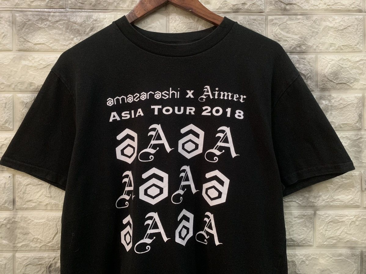 Band Tees Amazarashi x Aimer Asia Tour 2018 tee Size US L / EU 52-54 / 3 - 4 Thumbnail