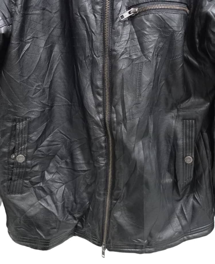 Karl Kani × Vintage Vintage 80's Karl Kani Synthetic Leather Jacket Size US M / EU 48-50 / 2 - 3 Thumbnail