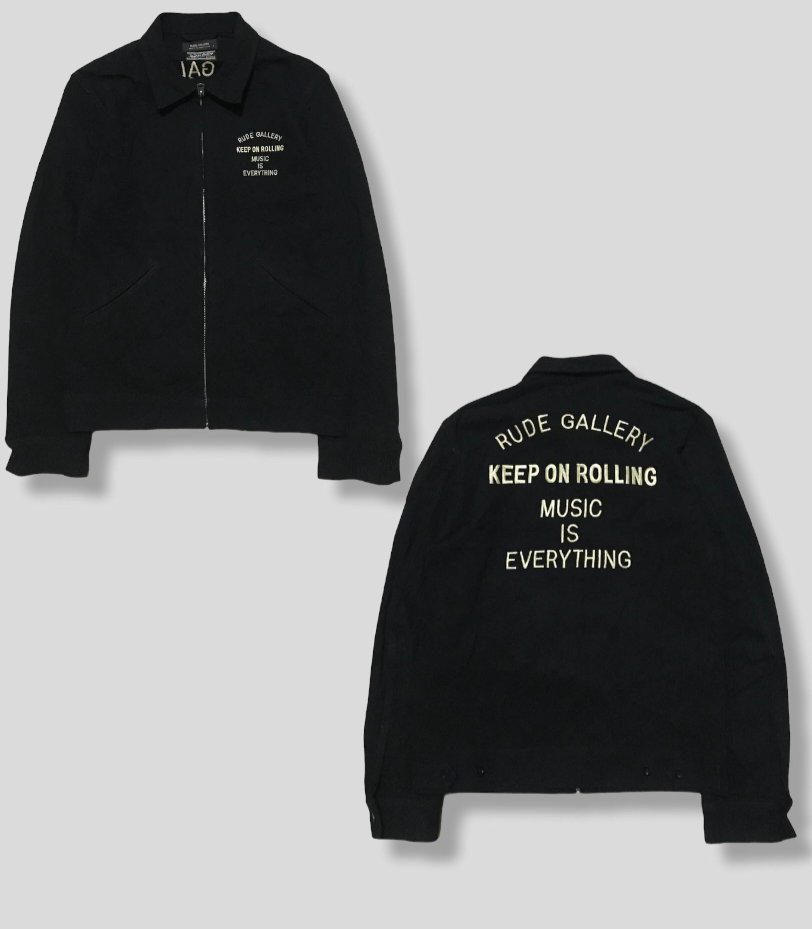 image of Rude Gallery Ss 2013 Drizzler Jacket in Black, Men's (Size Medium)