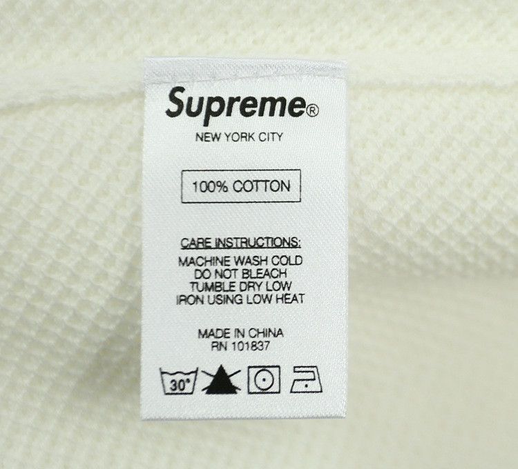 Supreme Supreme LOGO STRIPE PIQUE CREWNECK Size US L / EU 52-54 / 3 - 5 Thumbnail
