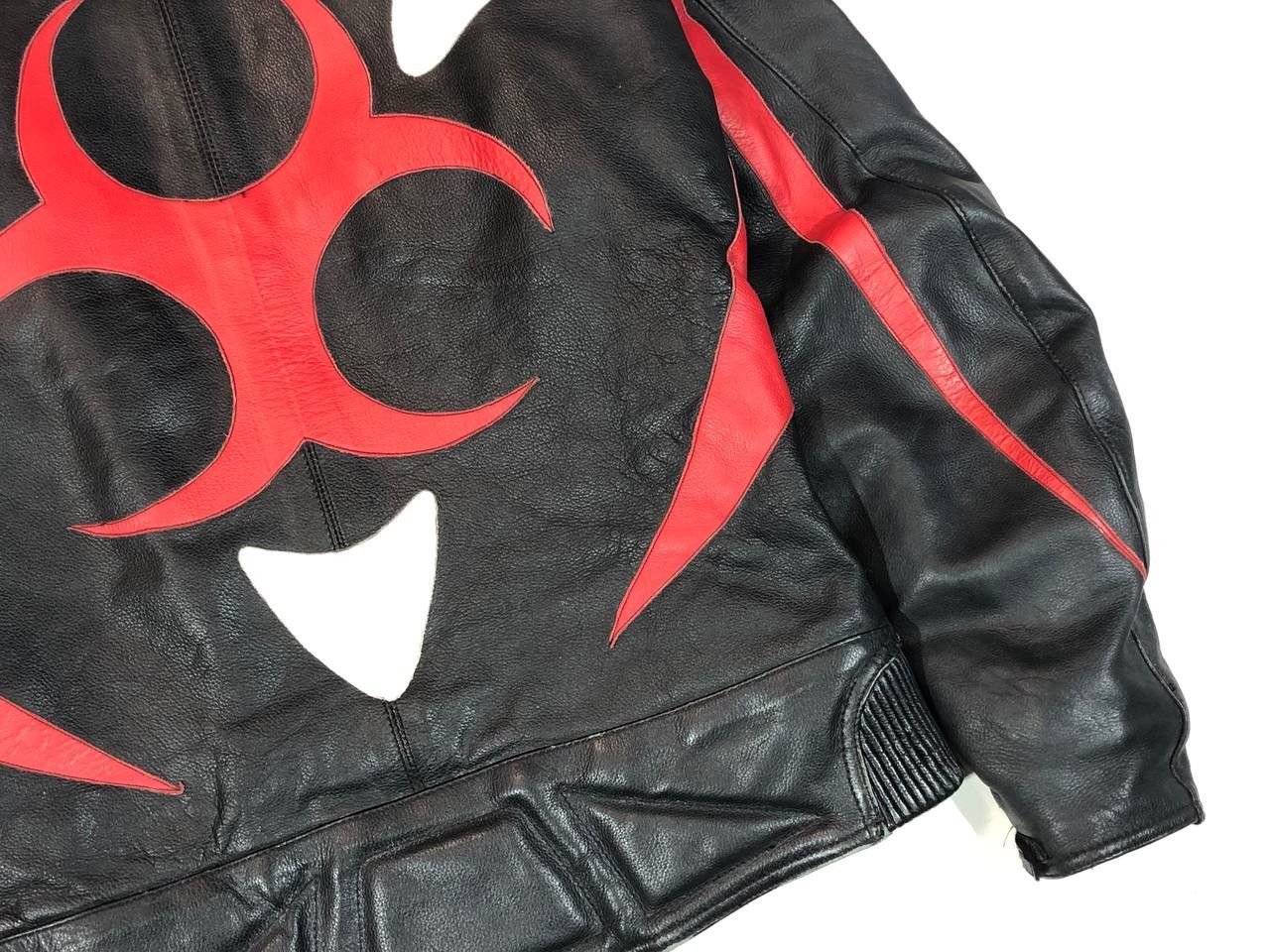 Genuine Leather Riossi Leather Moto Racing Jacket Size US M / EU 48-50 / 2 - 10 Thumbnail