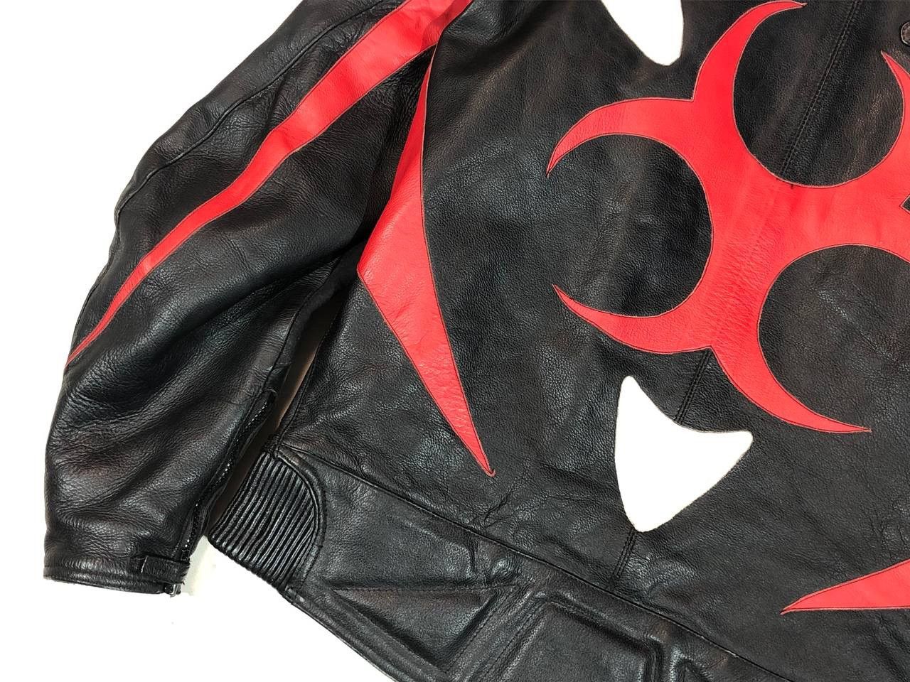 Genuine Leather Riossi Leather Moto Racing Jacket Size US M / EU 48-50 / 2 - 11 Thumbnail