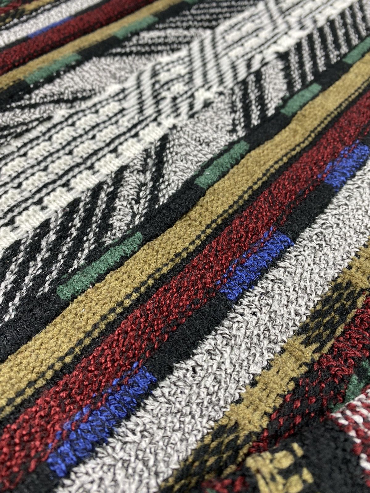 Vintage 🔥LASTDROP🔥 Knitted Coogi Style Sweater V-neck Size US L / EU 52-54 / 3 - 3 Thumbnail