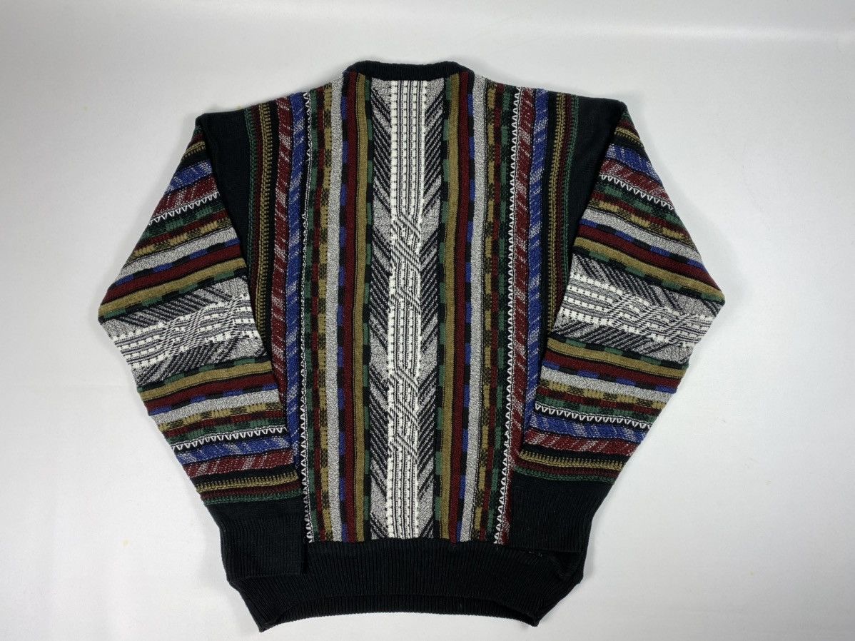 Vintage 🔥LASTDROP🔥 Knitted Coogi Style Sweater V-neck Size US L / EU 52-54 / 3 - 8 Thumbnail