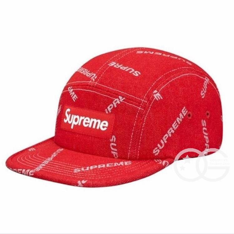 Supreme Denim Logo Camp Cap Black O/S S/S 17 | eBay