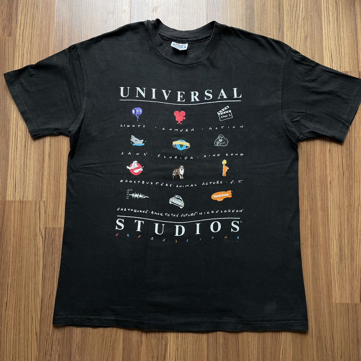 Nickelodeon × Vintage 1991 Universal studios Florida Jaws king kong movie tee Size US XL / EU 56 / 4 - 1 Thumbnail