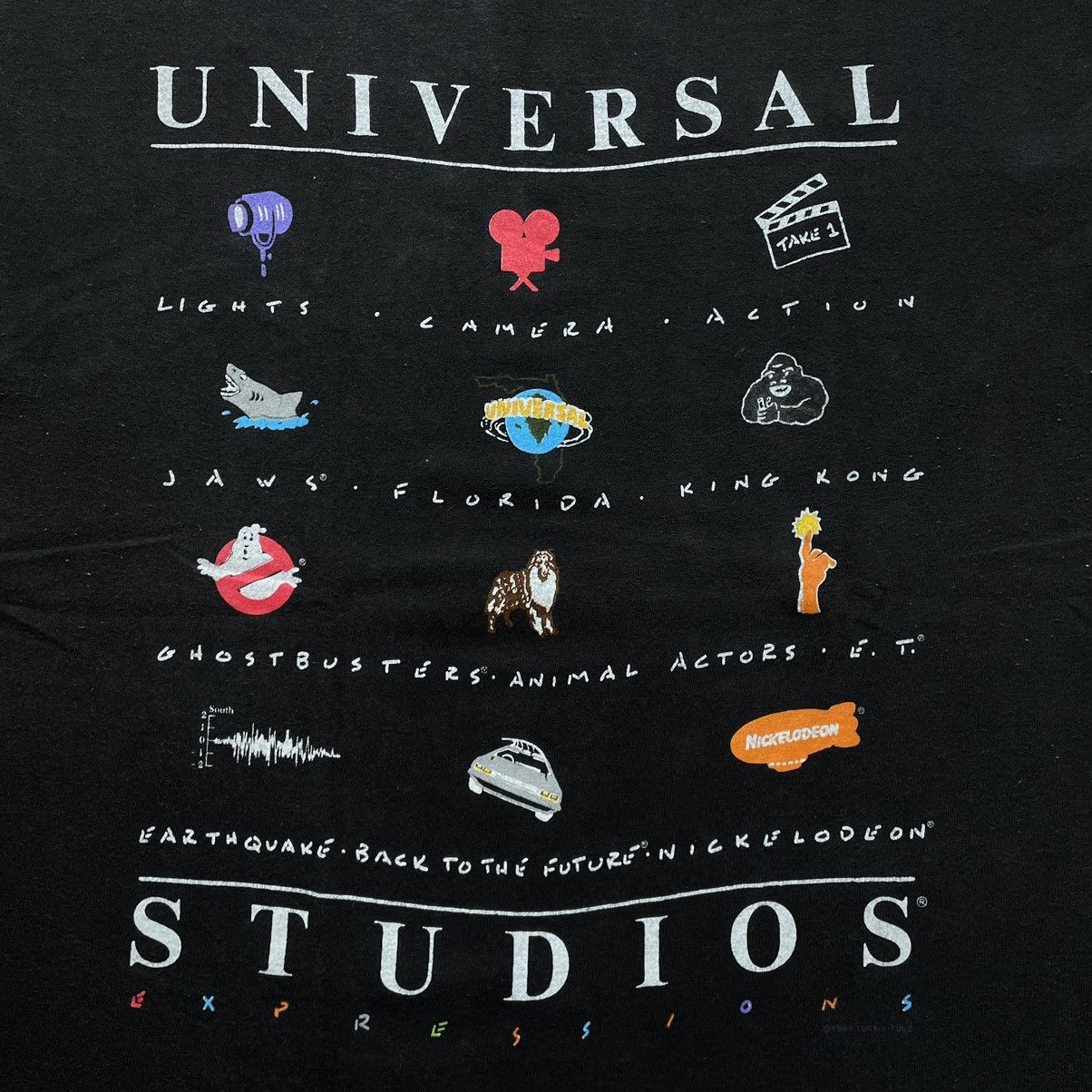 Nickelodeon × Vintage 1991 Universal studios Florida Jaws king kong movie tee Size US XL / EU 56 / 4 - 2 Thumbnail
