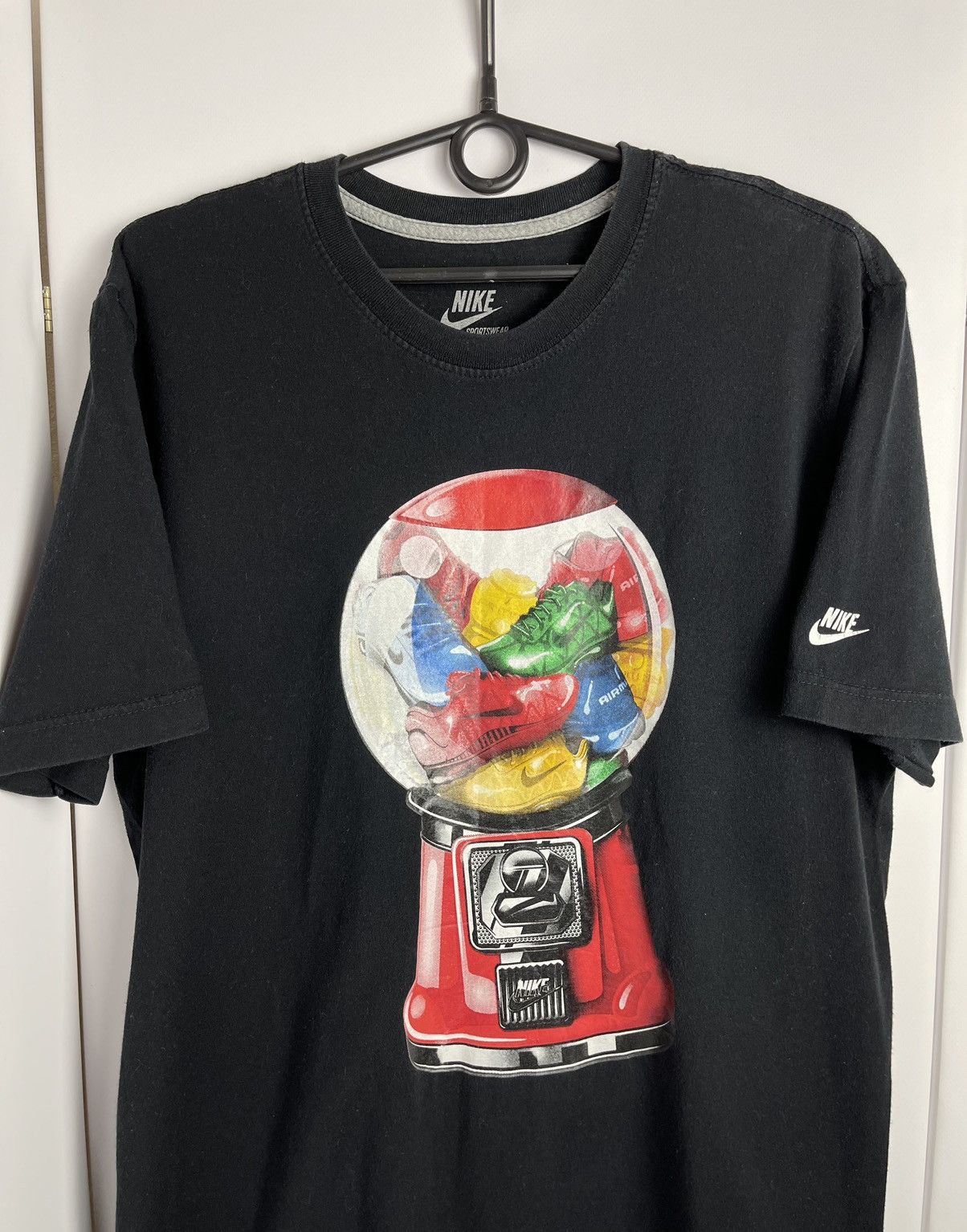 Nike × Vintage Nike vintage tee t-shirt chewing soccer football machine Size US L / EU 52-54 / 3 - 1 Thumbnail