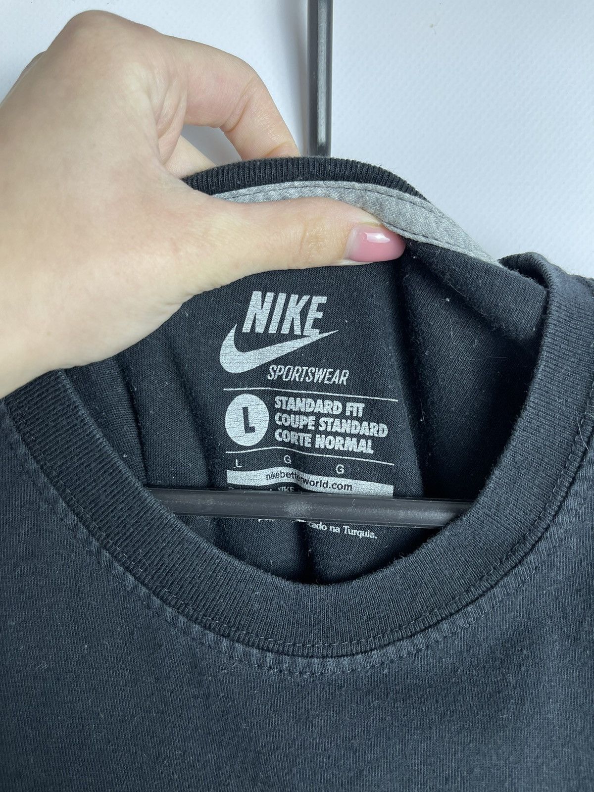Nike × Vintage Nike vintage tee t-shirt chewing soccer football machine Size US L / EU 52-54 / 3 - 11 Thumbnail
