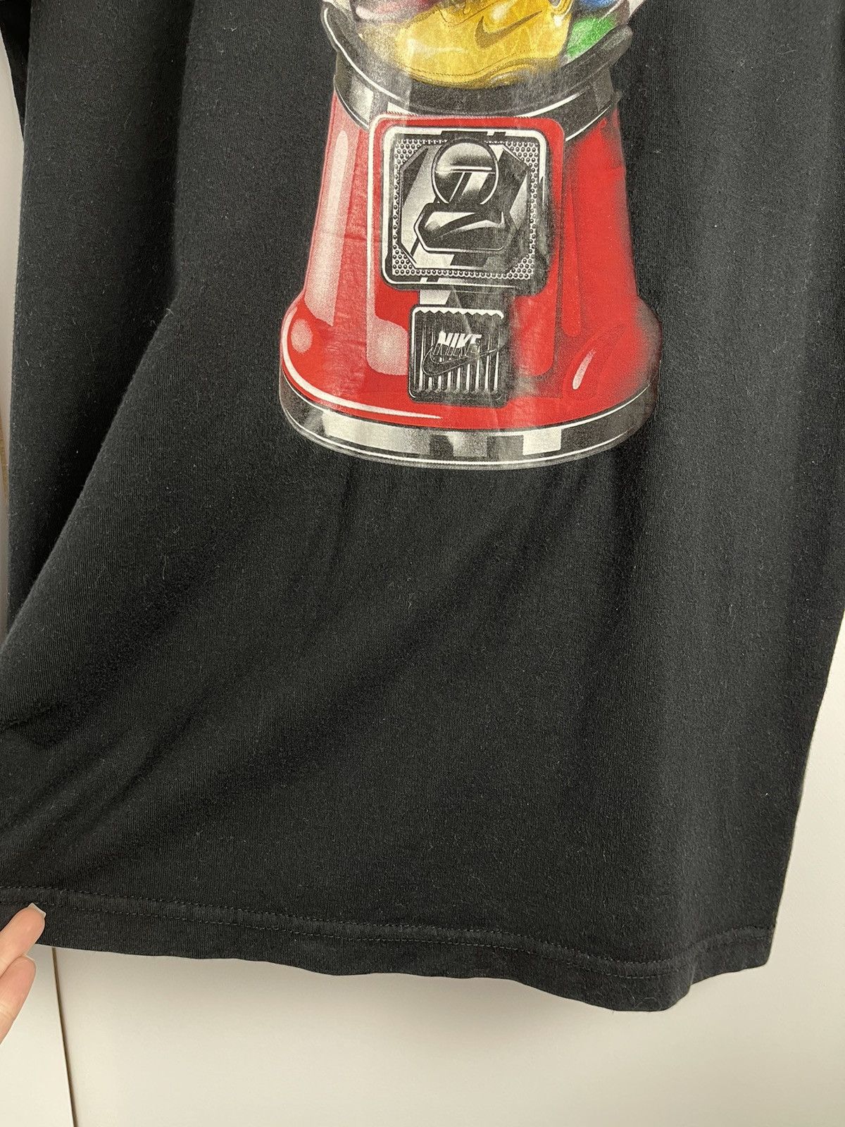 Nike × Vintage Nike vintage tee t-shirt chewing soccer football machine Size US L / EU 52-54 / 3 - 10 Thumbnail