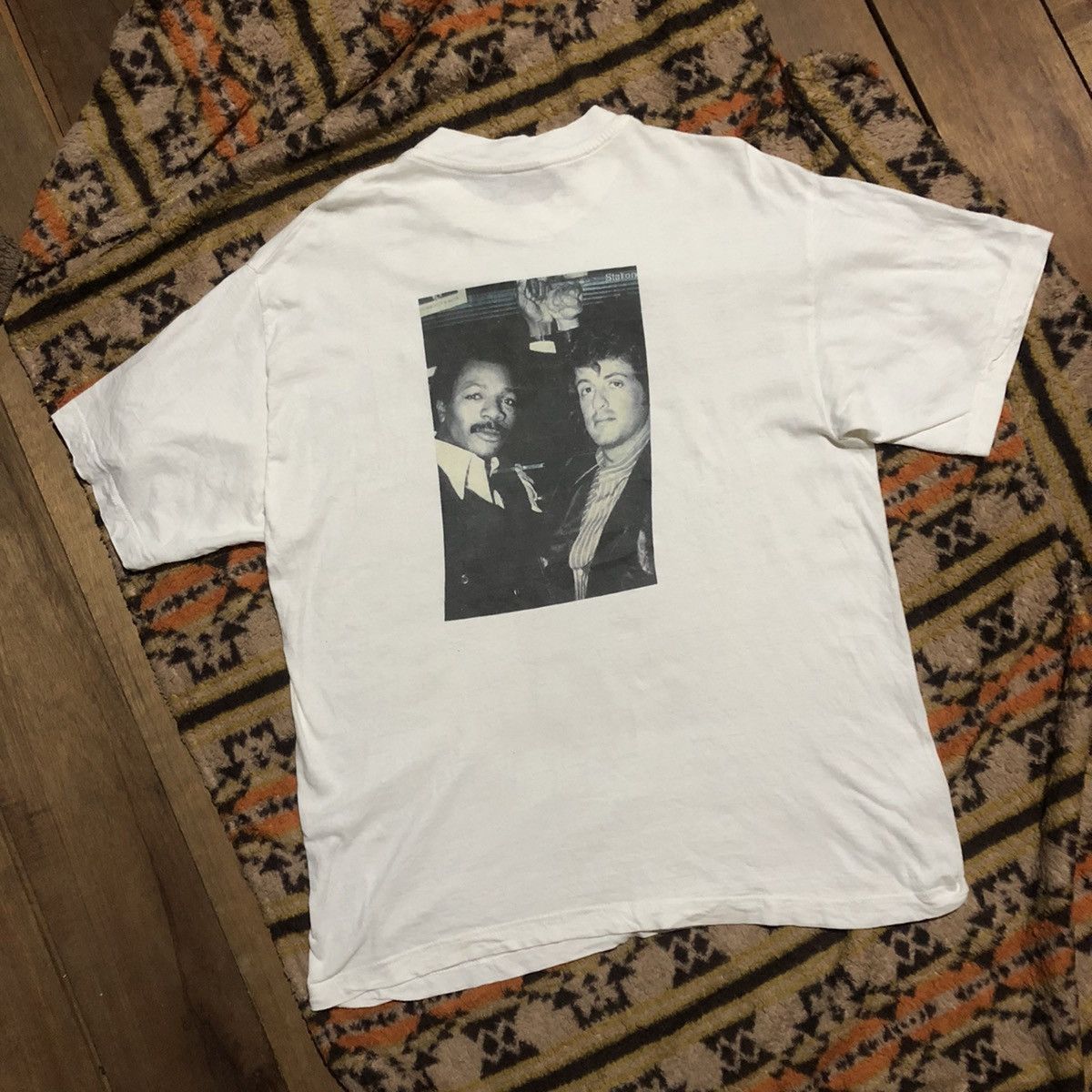 Band Tees 💥Vintage Rocky Movie Rare T-Shirt Size US L / EU 52-54 / 3 - 2 Thumbnail