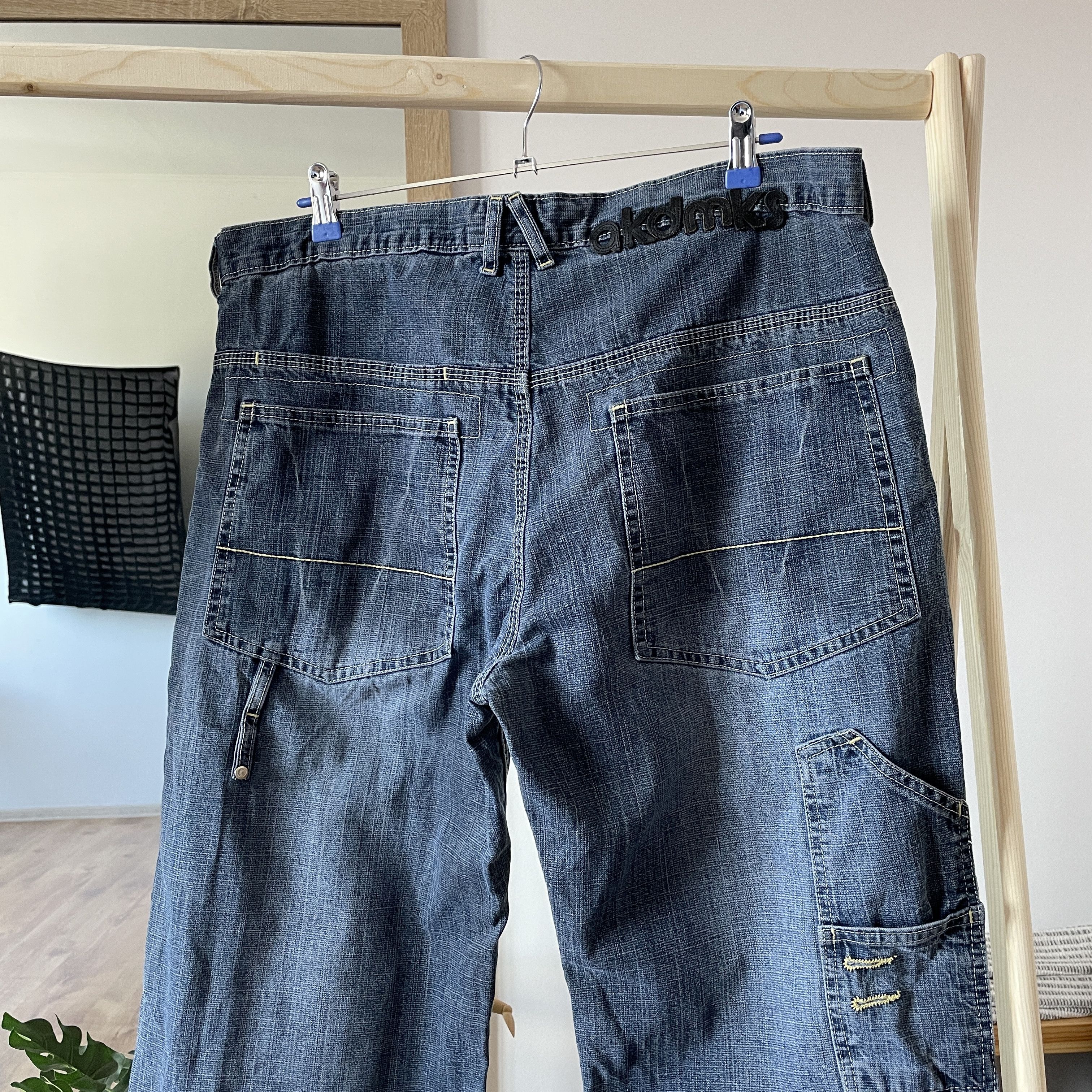 Akademiks Akademiks Vintage Y2K Double Knee Wide Leg Denim Size 38 Size US 38 / EU 54 - 4 Thumbnail