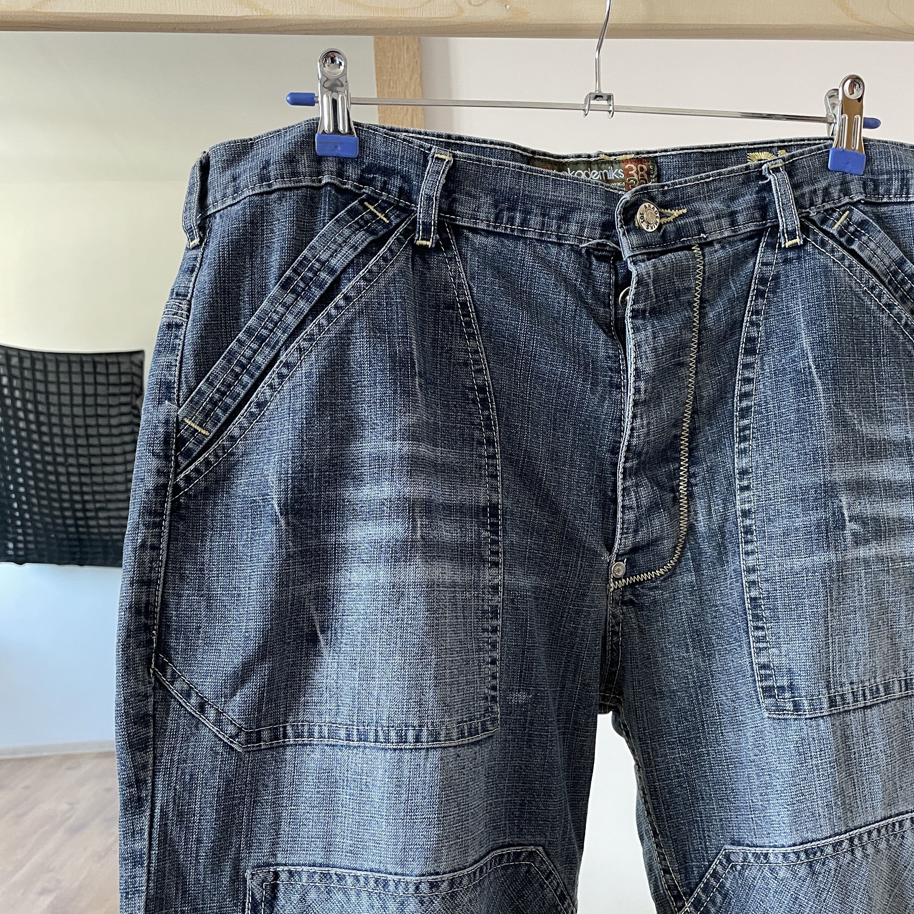 Akademiks Akademiks Vintage Y2K Double Knee Wide Leg Denim Size 38 Size US 38 / EU 54 - 7 Thumbnail
