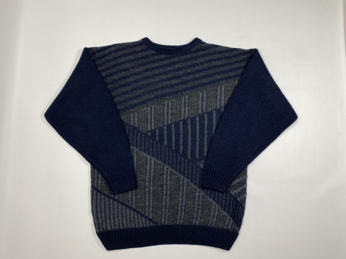 Farah LASTDROP🔥Vintage Farah Wool Acrilic Abstract Knitted Stripe Size US L / EU 52-54 / 3 - 11 Thumbnail