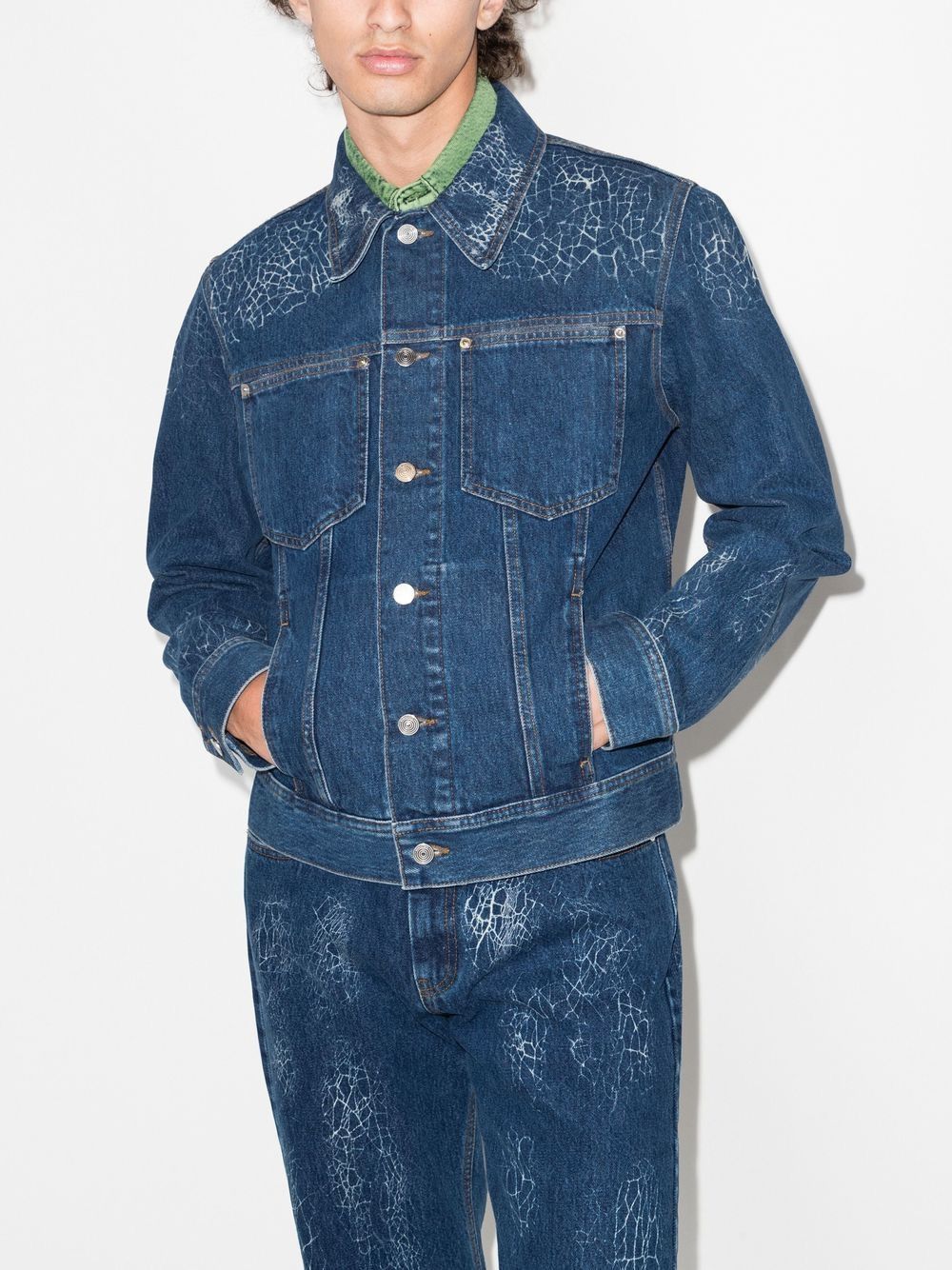 Namacheko Namacheko x Kamil Abbas x Browns Focus Denim Jacket Size US S / EU 44-46 / 1 - 14 Thumbnail