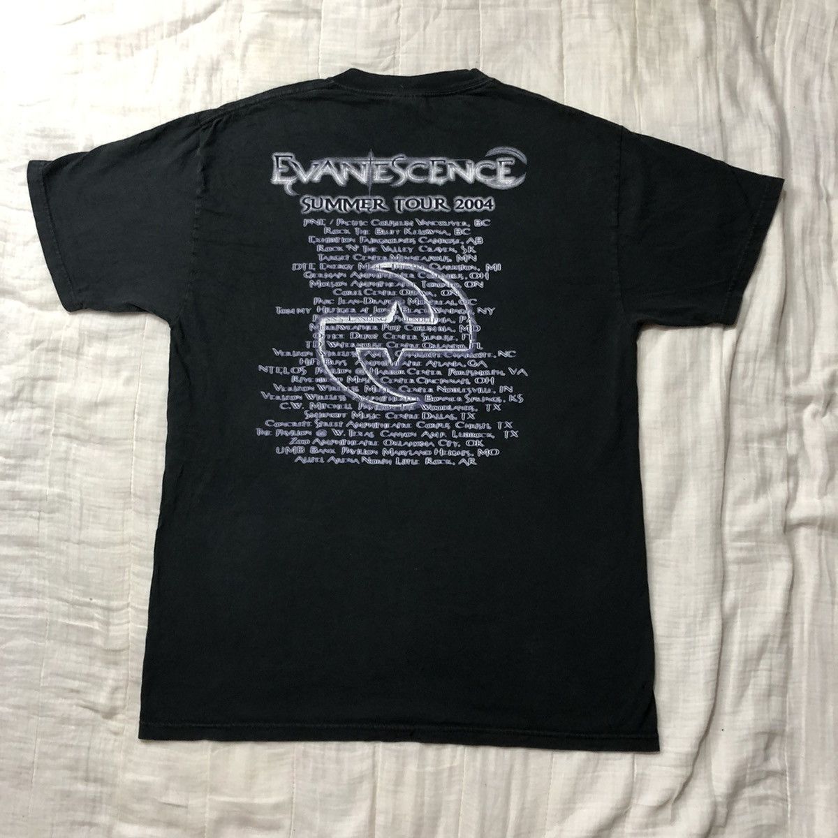 Band Tees Vintage Evanescence 2004 Tour T Shirt Size US M / EU 48-50 / 2 - 3 Thumbnail
