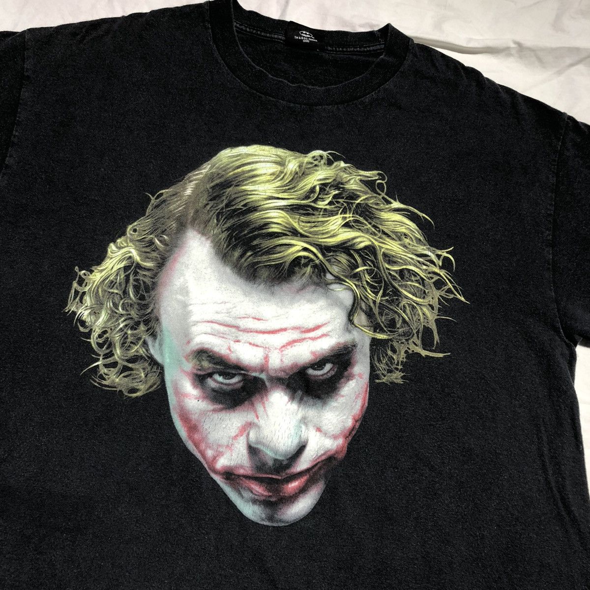 Vintage Joker Heath Ledger The Dark Knight Movie T Shirt Size US L / EU 52-54 / 3 - 2 Thumbnail