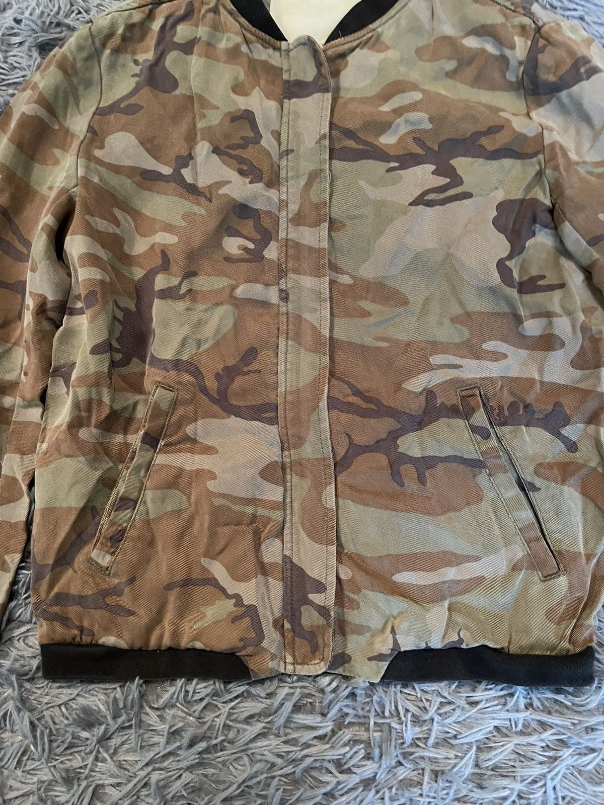 Denim & Supply Ralph Lauren × Polo Ralph Lauren × Vintage Denim & Supply Ralph Lauren 00s vintage camo bomber jacket Size S / US 4 / IT 40 - 3 Thumbnail