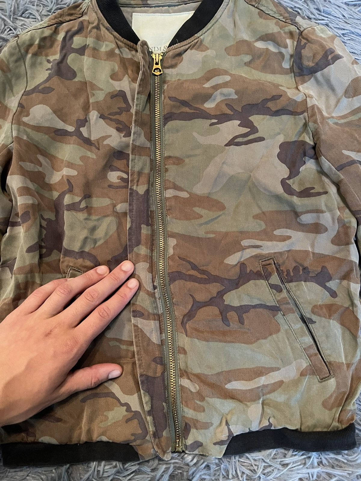 Denim & Supply Ralph Lauren × Polo Ralph Lauren × Vintage Denim & Supply Ralph Lauren 00s vintage camo bomber jacket Size S / US 4 / IT 40 - 4 Thumbnail