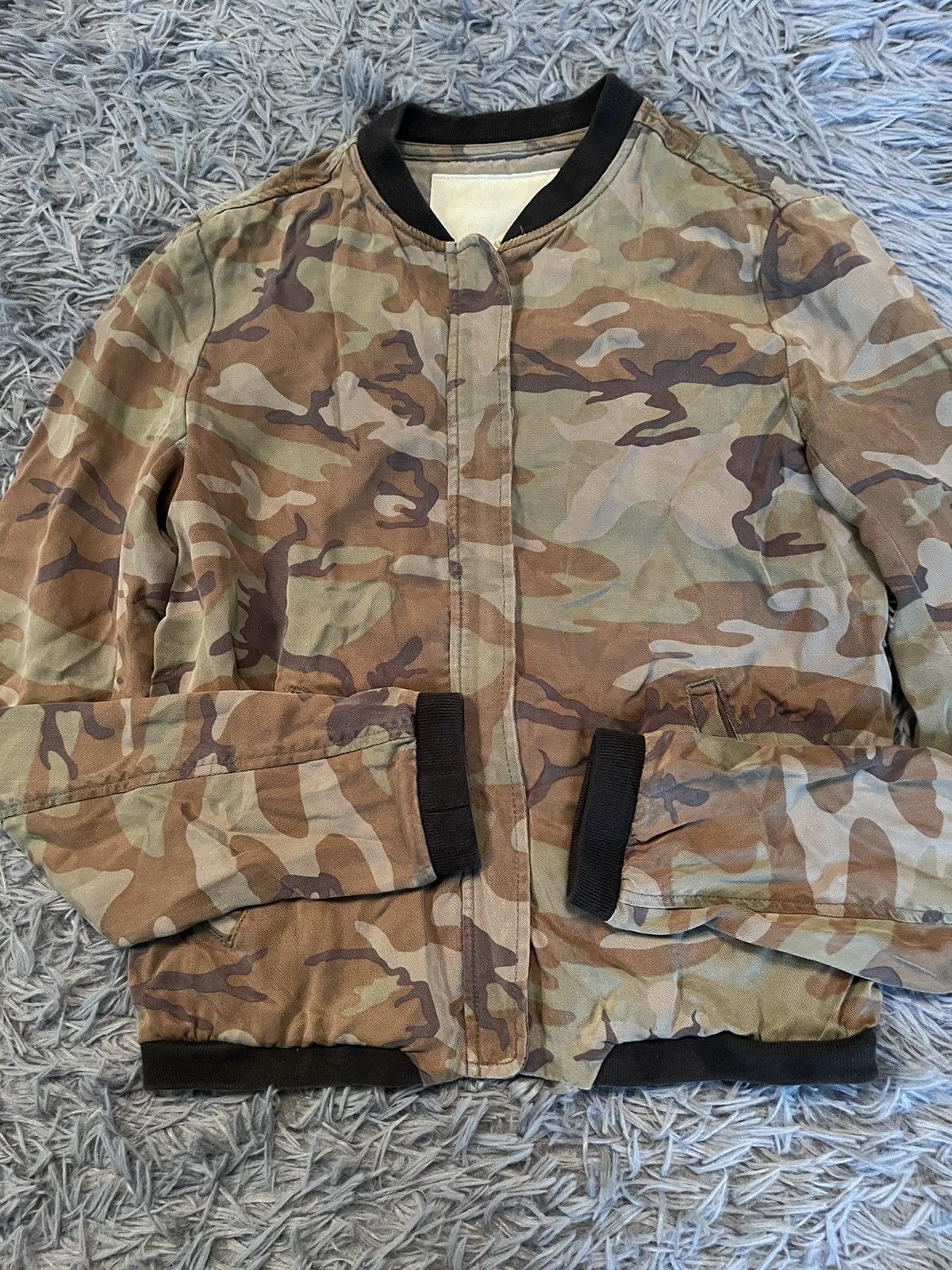 Denim & Supply Ralph Lauren × Polo Ralph Lauren × Vintage Denim & Supply Ralph Lauren 00s vintage camo bomber jacket Size S / US 4 / IT 40 - 2 Thumbnail