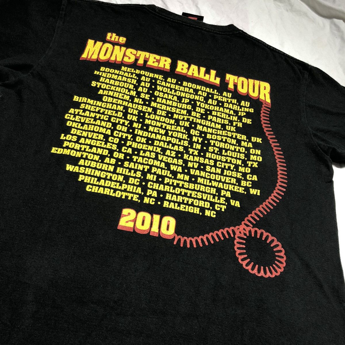 Band Tees Lady Gaga Telephone The Monster Ball Tour T Shirt Size US M / EU 48-50 / 2 - 4 Thumbnail