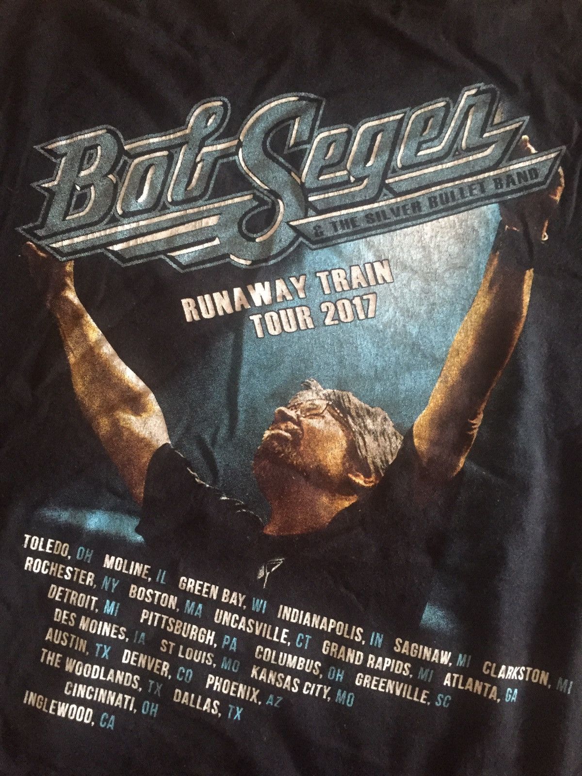 Band Tees Vintage Y2k Bob Seger & The Silver Bullet Band Tee Tshirt Size US L / EU 52-54 / 3 - 5 Thumbnail