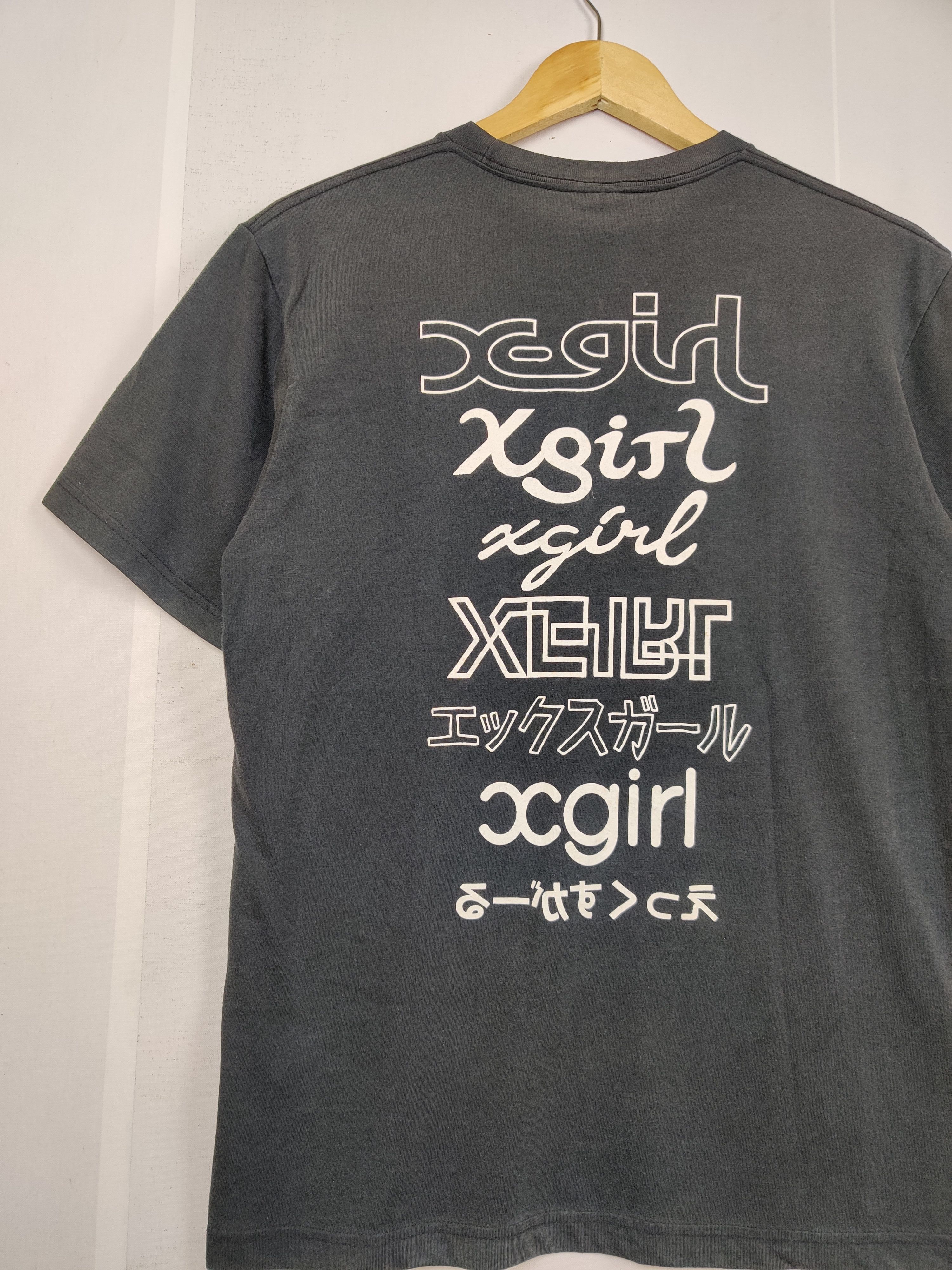 Girl Skateboards Vintage X-Girl Big Logo Backhit Tee Tshirt Size US M / EU 48-50 / 2 - 3 Thumbnail