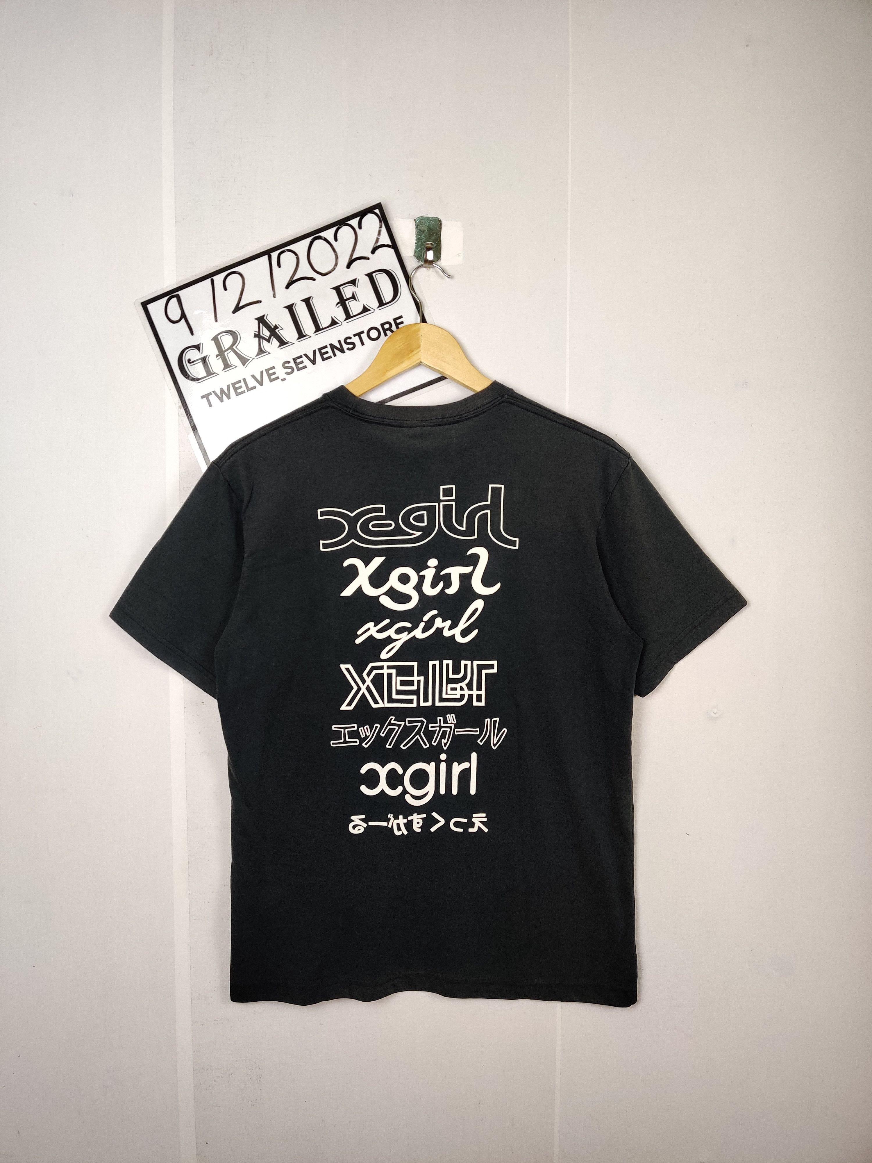 Girl Skateboards Vintage X-Girl Big Logo Backhit Tee Tshirt Size US M / EU 48-50 / 2 - 1 Thumbnail