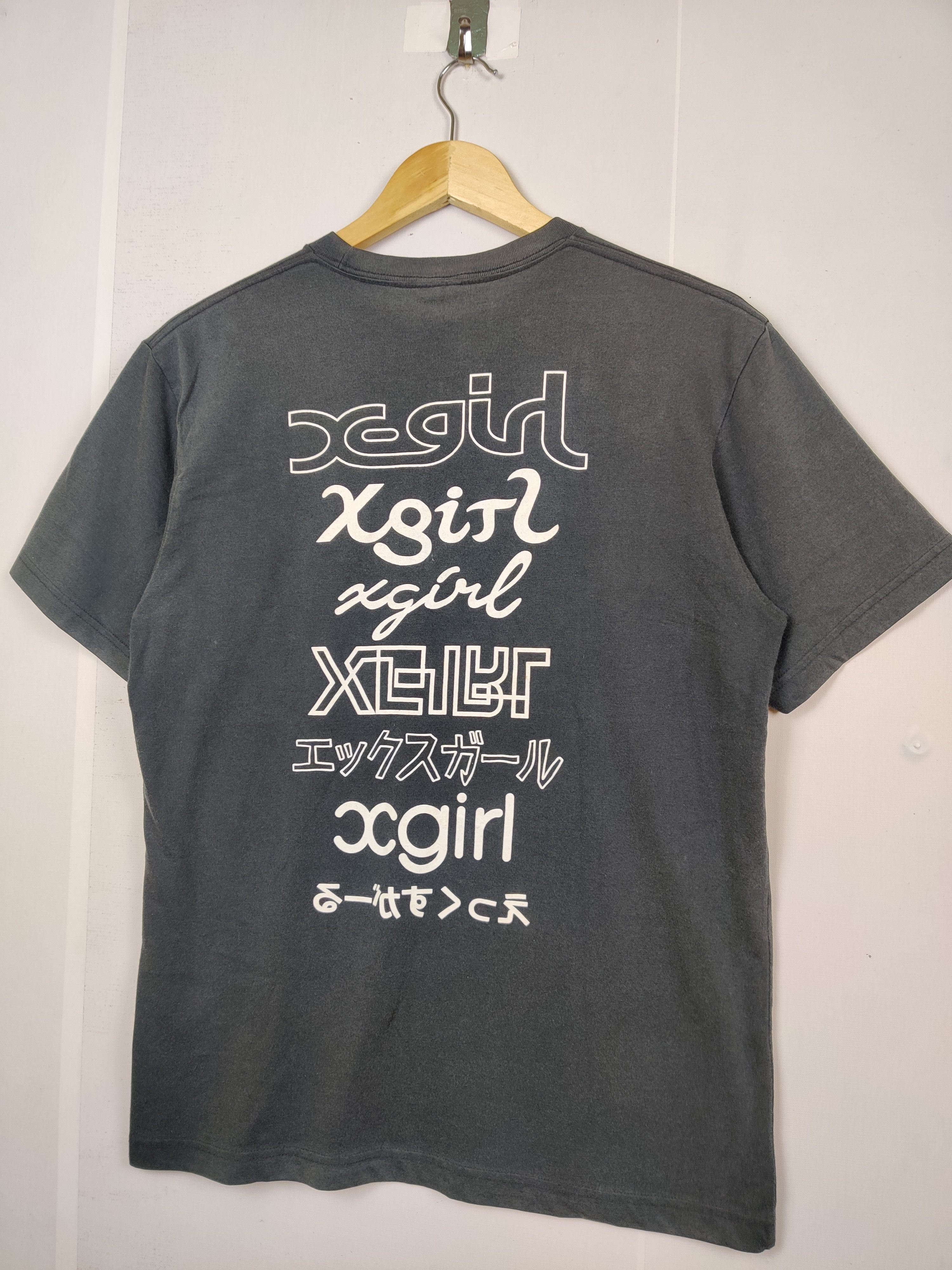 Girl Skateboards Vintage X-Girl Big Logo Backhit Tee Tshirt Size US M / EU 48-50 / 2 - 2 Thumbnail
