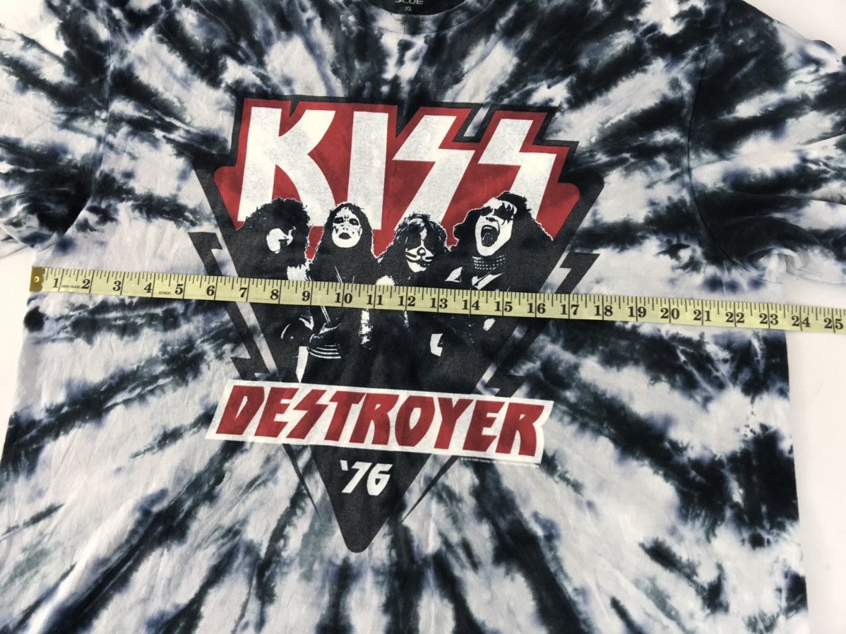 KISS 90s Liquid Blue Kiss Destroyer Tour 76 Album Cover Bullseye Size US XL / EU 56 / 4 - 6 Thumbnail