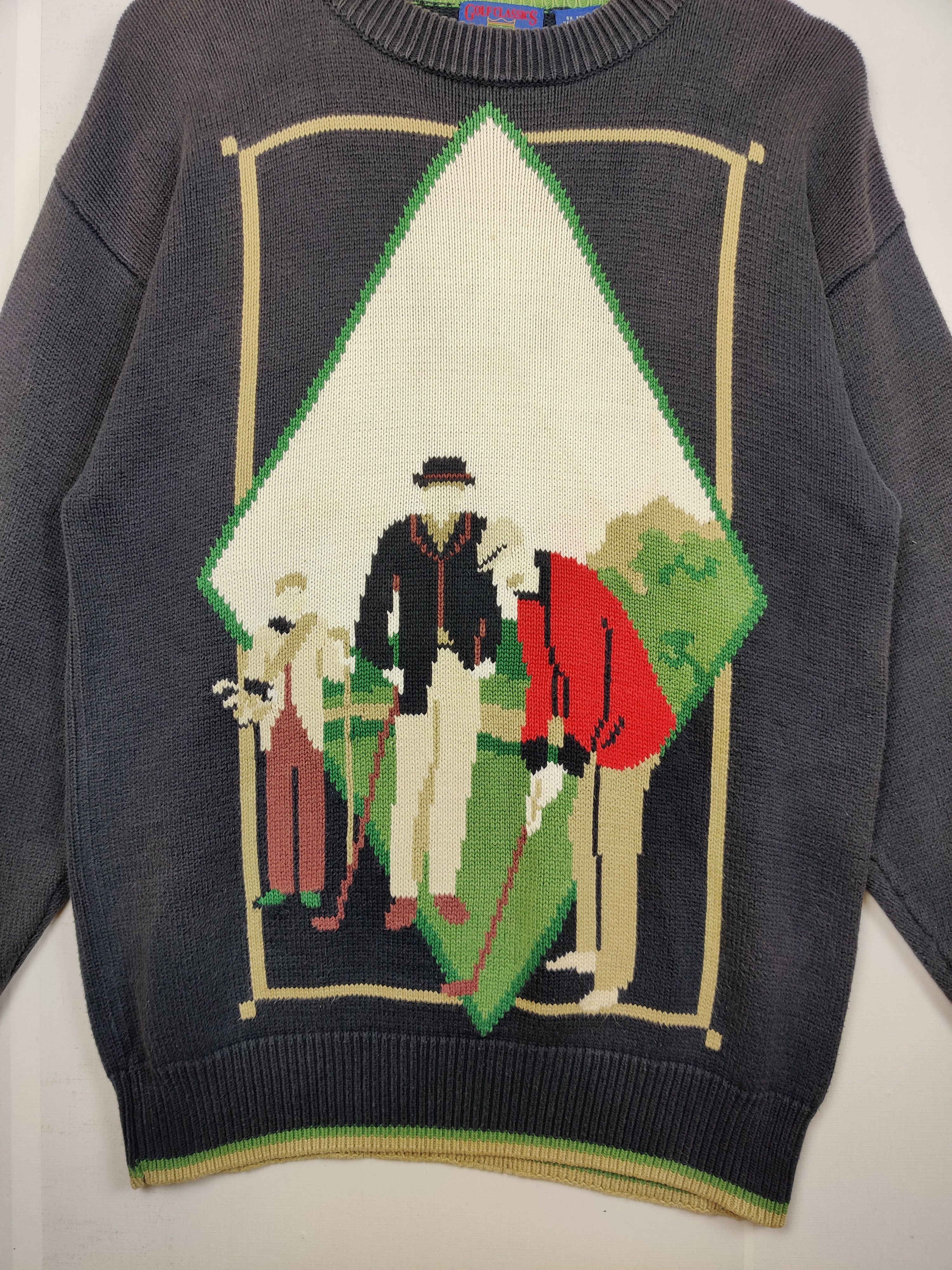 Vintage Vintage Golf Classics Knit Sweater Nice Design Size US M / EU 48-50 / 2 - 4 Thumbnail