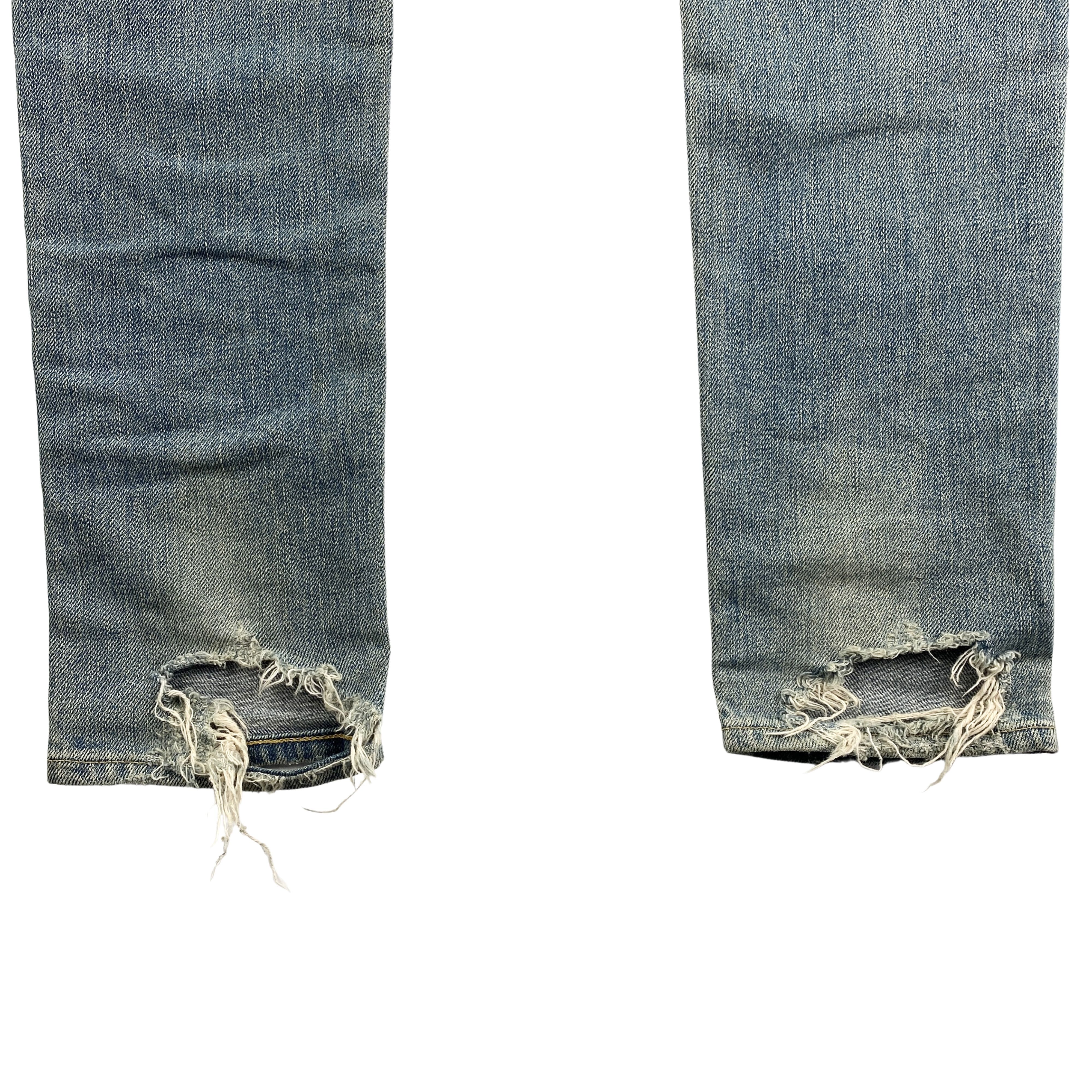 Saint Laurent Paris Saint Laurent FW14 D01 Knee Blowout Jeans Size US 28 / EU 44 - 6 Thumbnail