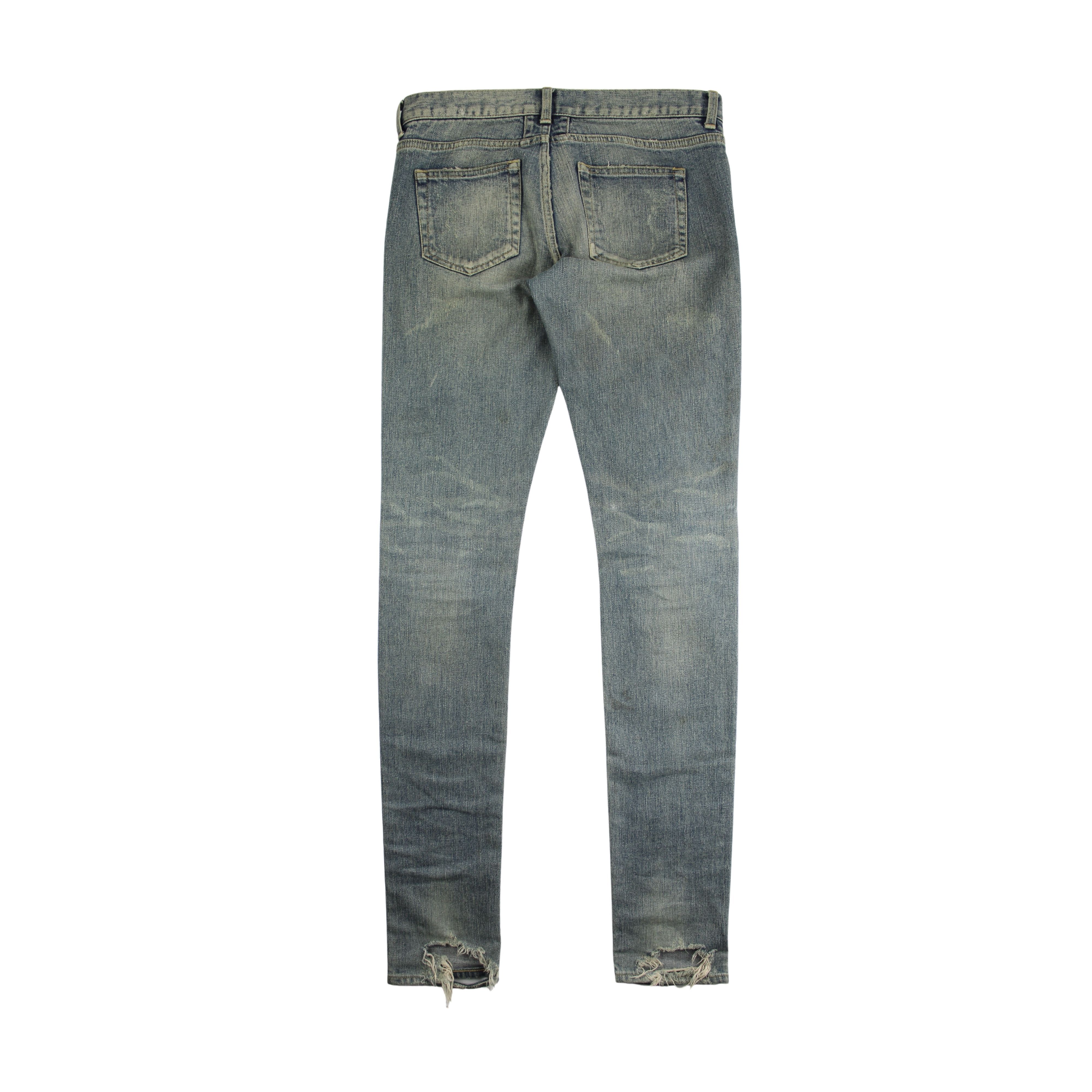 Saint Laurent Paris Saint Laurent FW14 D01 Knee Blowout Jeans Size US 28 / EU 44 - 3 Thumbnail