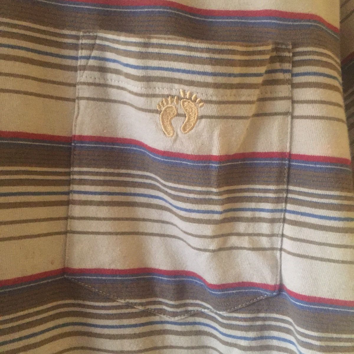 Hang Ten Hang Ten Stripe Single Pocket Tee Tshirt Size US M / EU 48-50 / 2 - 2 Thumbnail