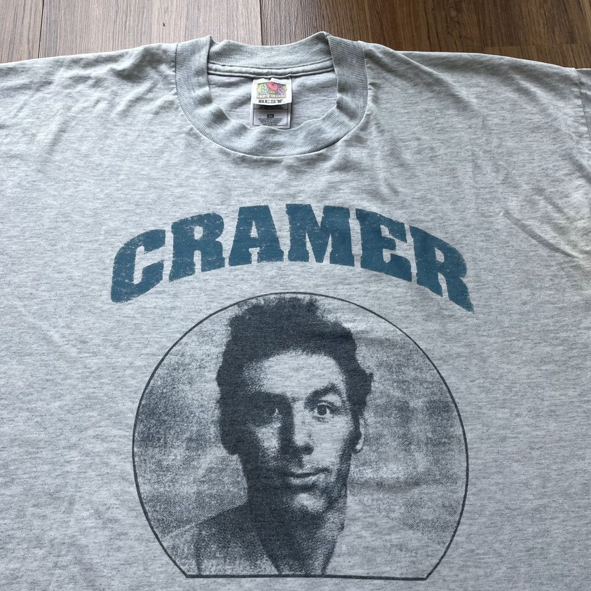 Vintage 90s Seinfeld Kramer Tv show movie tee rare usa sitcom Size US XL / EU 56 / 4 - 1 Thumbnail