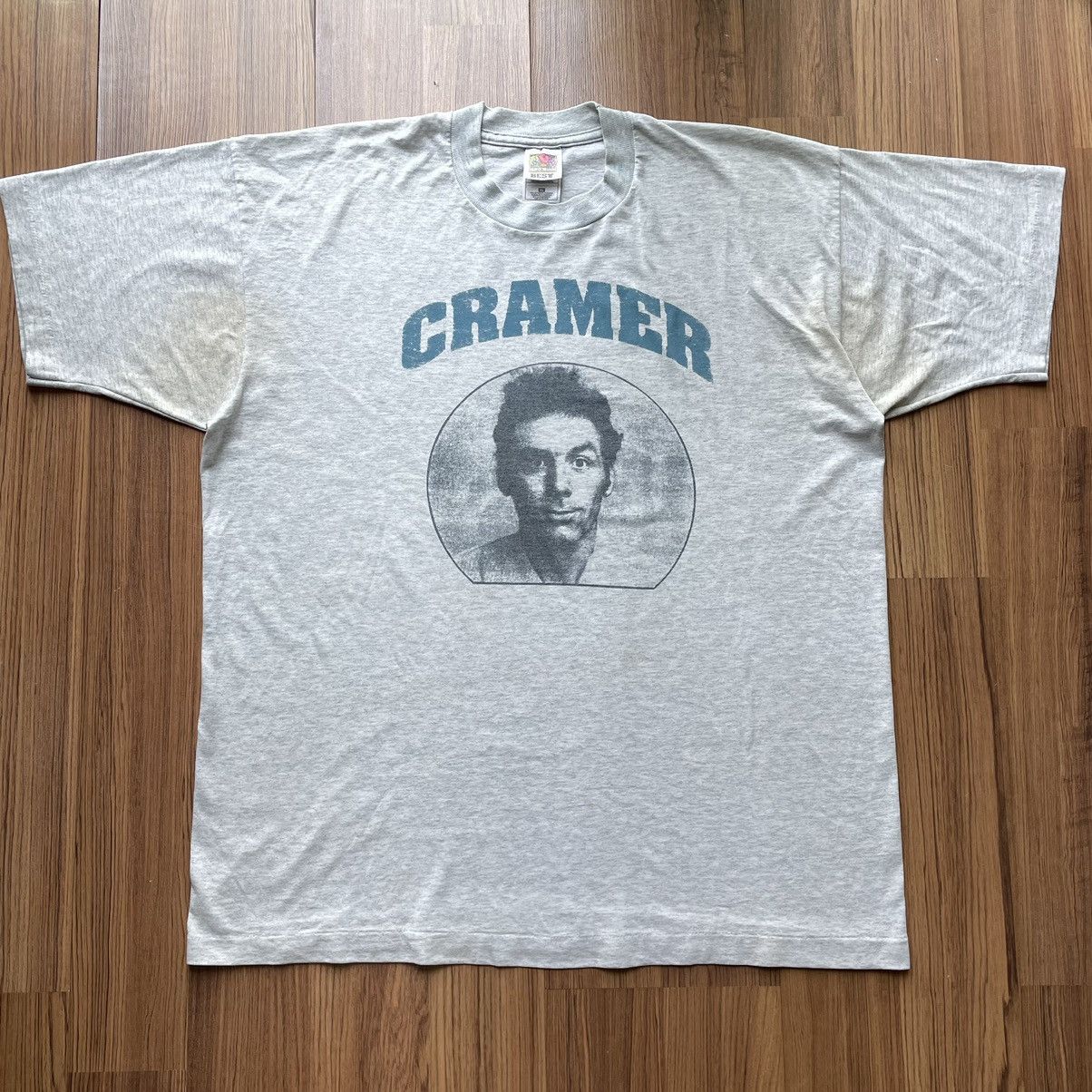 Vintage 90s Seinfeld Kramer Tv show movie tee rare usa sitcom Size US XL / EU 56 / 4 - 2 Thumbnail
