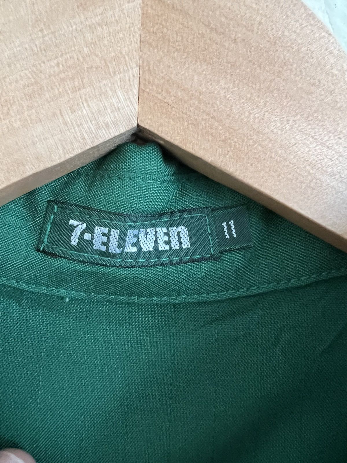 Uniform Wares × Vintage Vintage 90’s 7 Eleven Workers Uniform Embrodery Logo Shirt Size US S / EU 44-46 / 1 - 5 Thumbnail