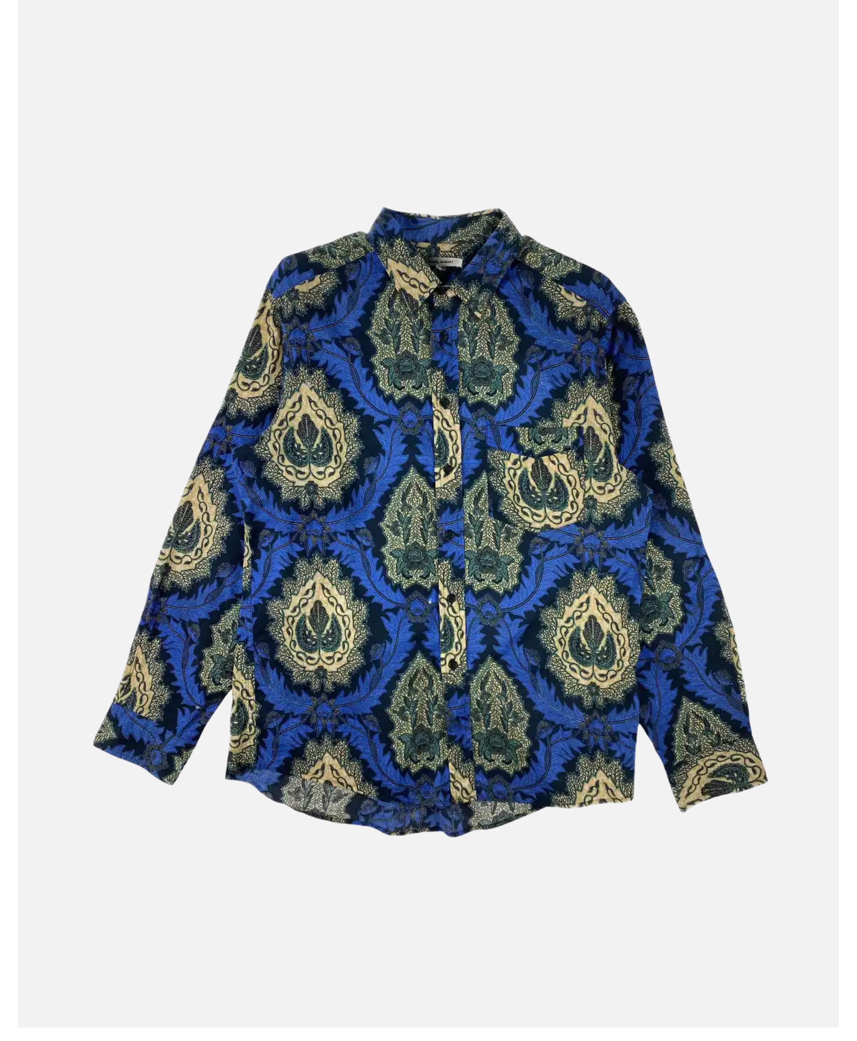 Isabel Marant Isabel Marant Floral Pattern Shirt Size US XL / EU 56 / 4 - 1 Thumbnail