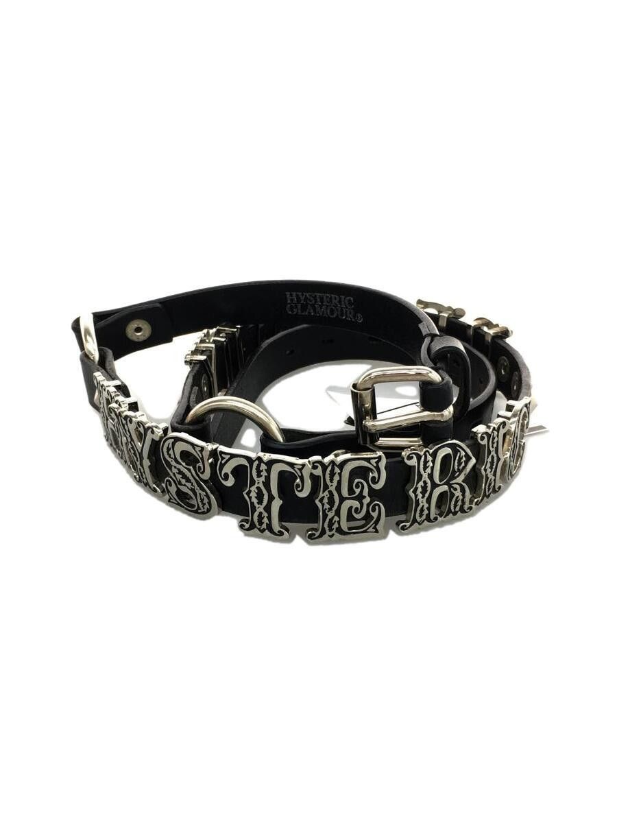 image of Hysteric Glamour "hysteric Destroy" Western Leather Belt in Black, Men's