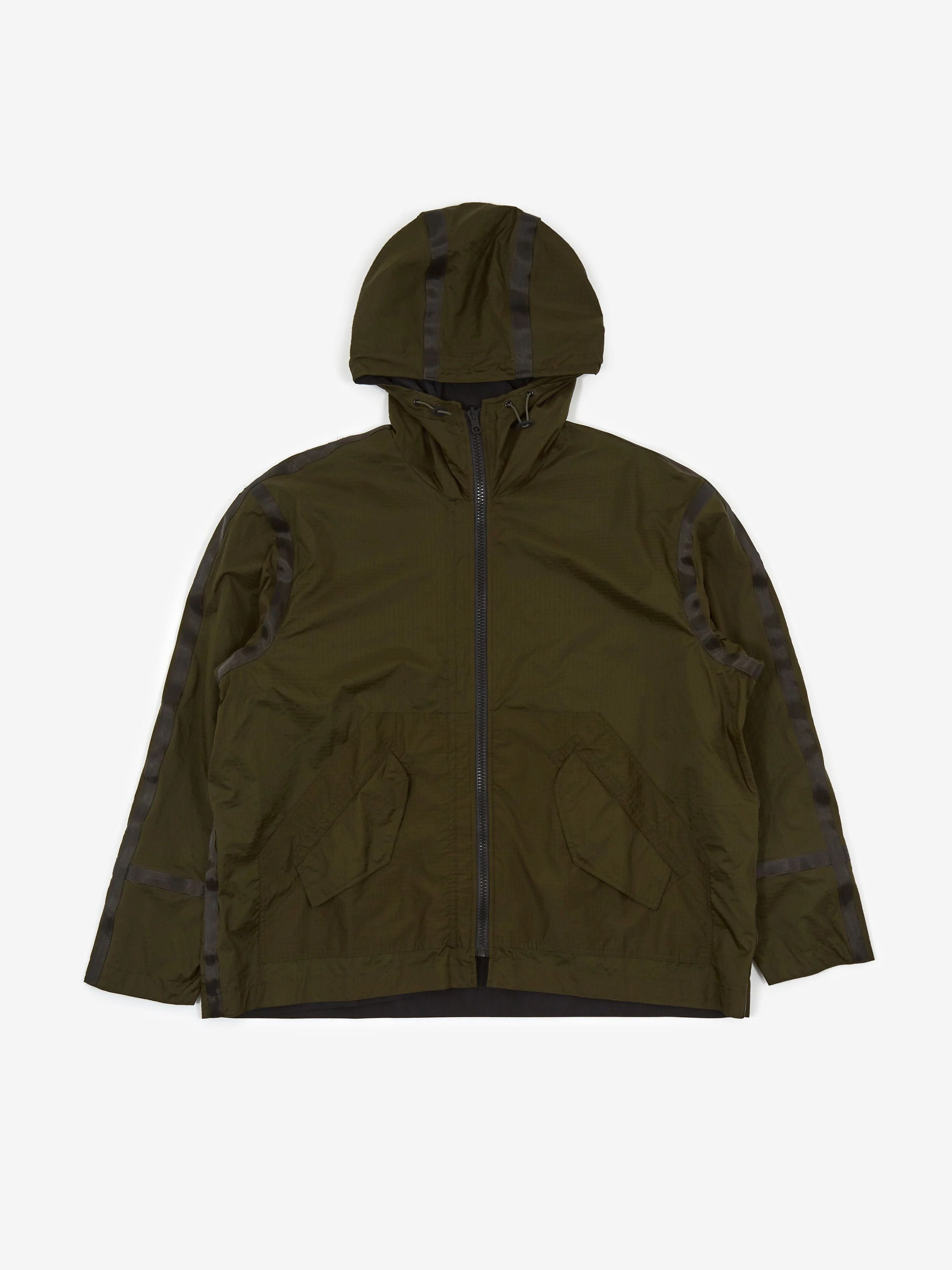 image of Our Legacy Introspec Jacket Tech Ripstop in Army Green, Men's (Size Large)