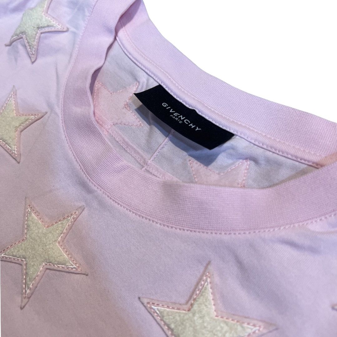 Givenchy GIVENCHY PINK STARS TEE SHIRT Size US XXL / EU 58 / 5 - 2 Thumbnail