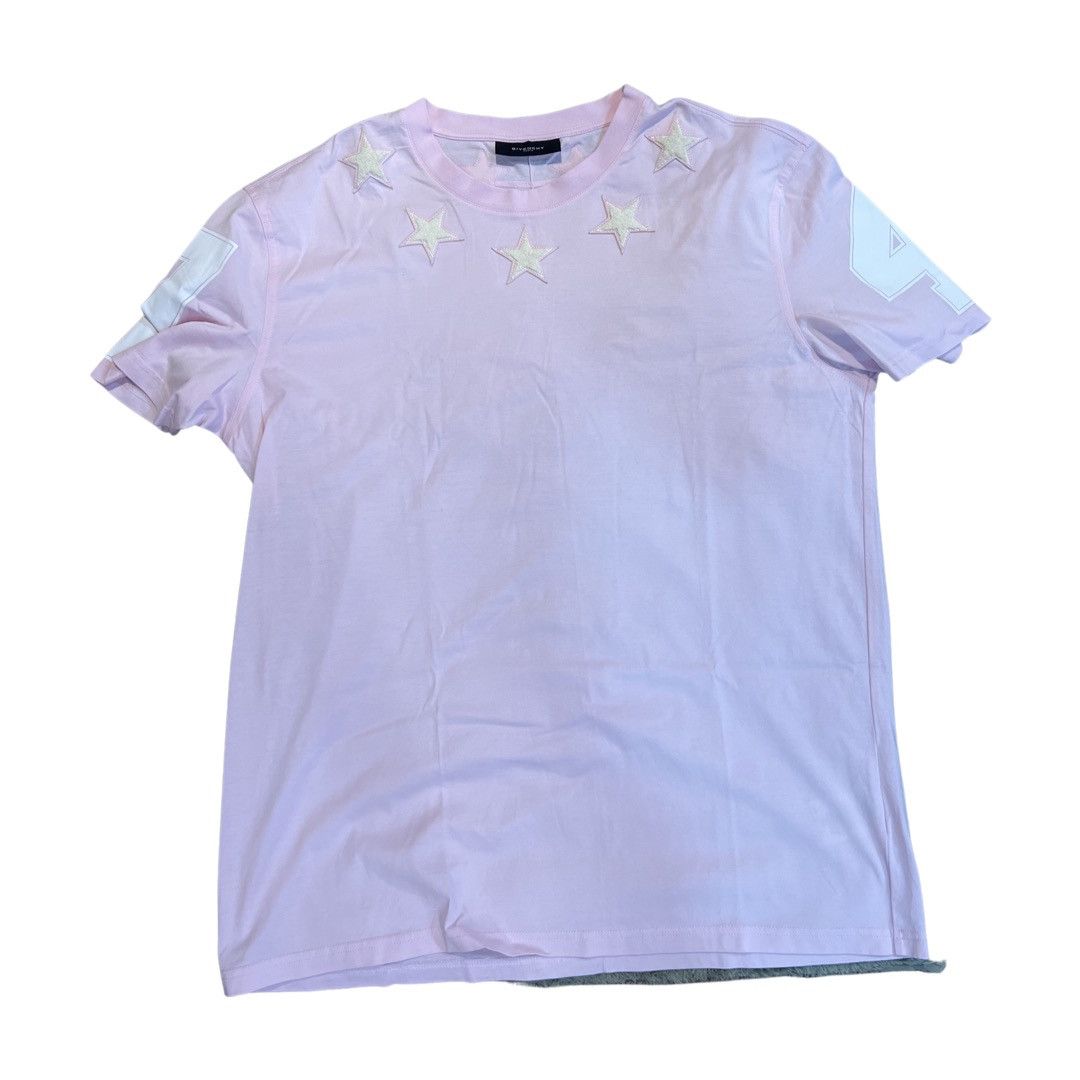 Givenchy GIVENCHY PINK STARS TEE SHIRT Size US XXL / EU 58 / 5 - 1 Thumbnail