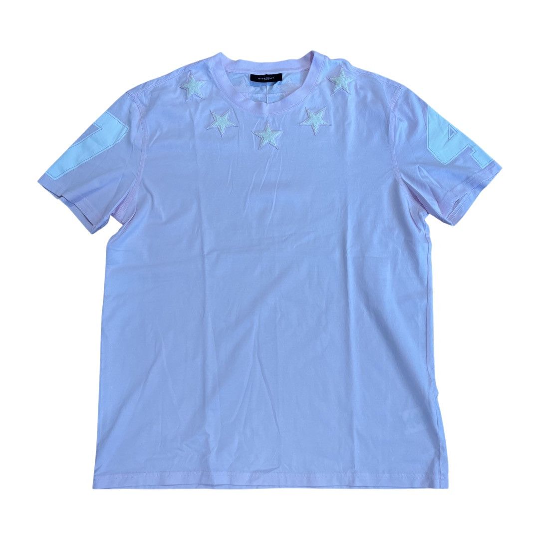 Givenchy GIVENCHY PINK STARS TEE SHIRT Size US XXL / EU 58 / 5 - 5 Thumbnail