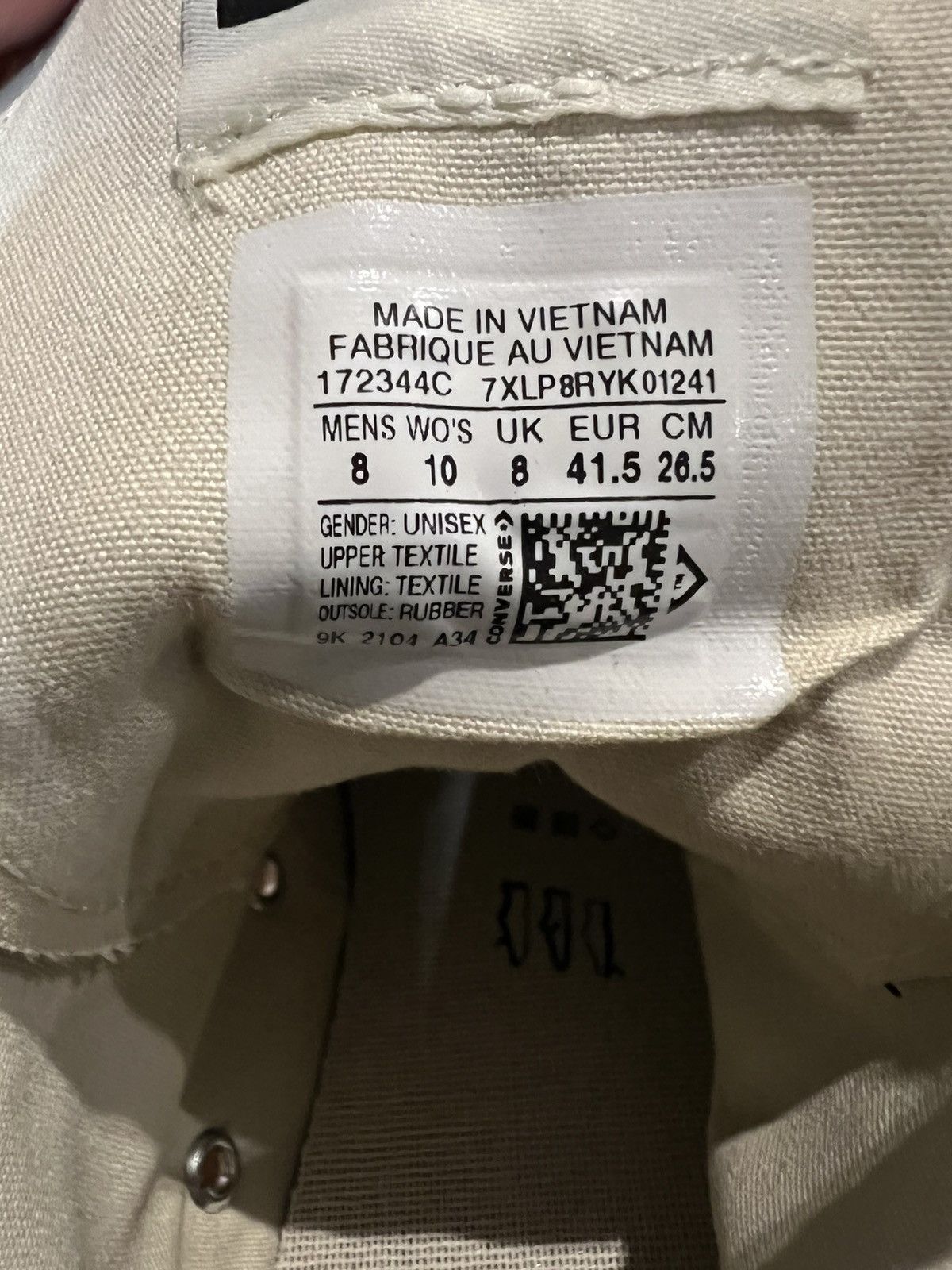 Converse RICK OWENS X CONVERSE 1.0 Size US 8 / EU 41 - 9 Thumbnail