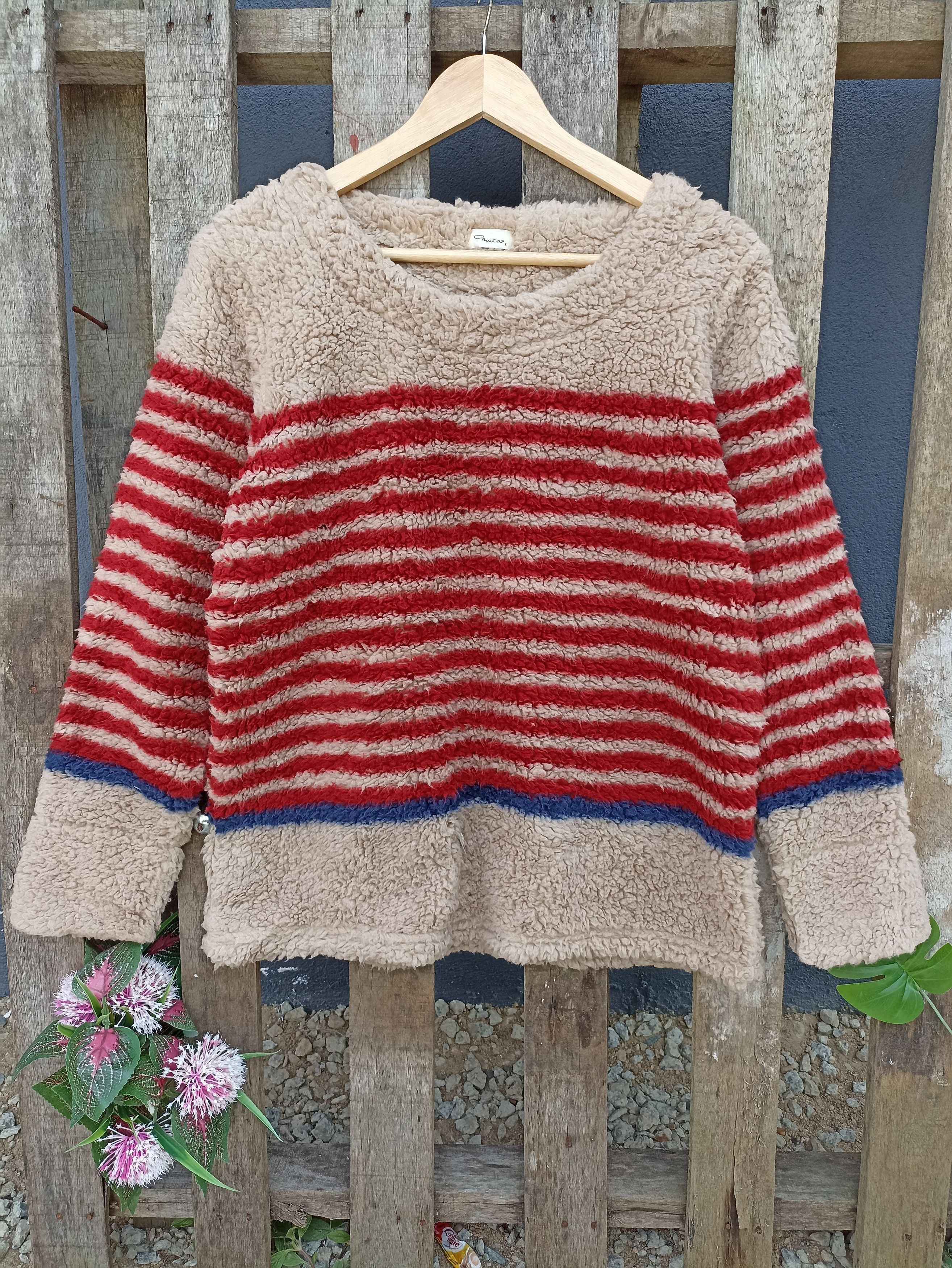 Japanese Brand Very Rare Macai Sherpa X Retro Fleece Size US L / EU 52-54 / 3 - 1 Thumbnail