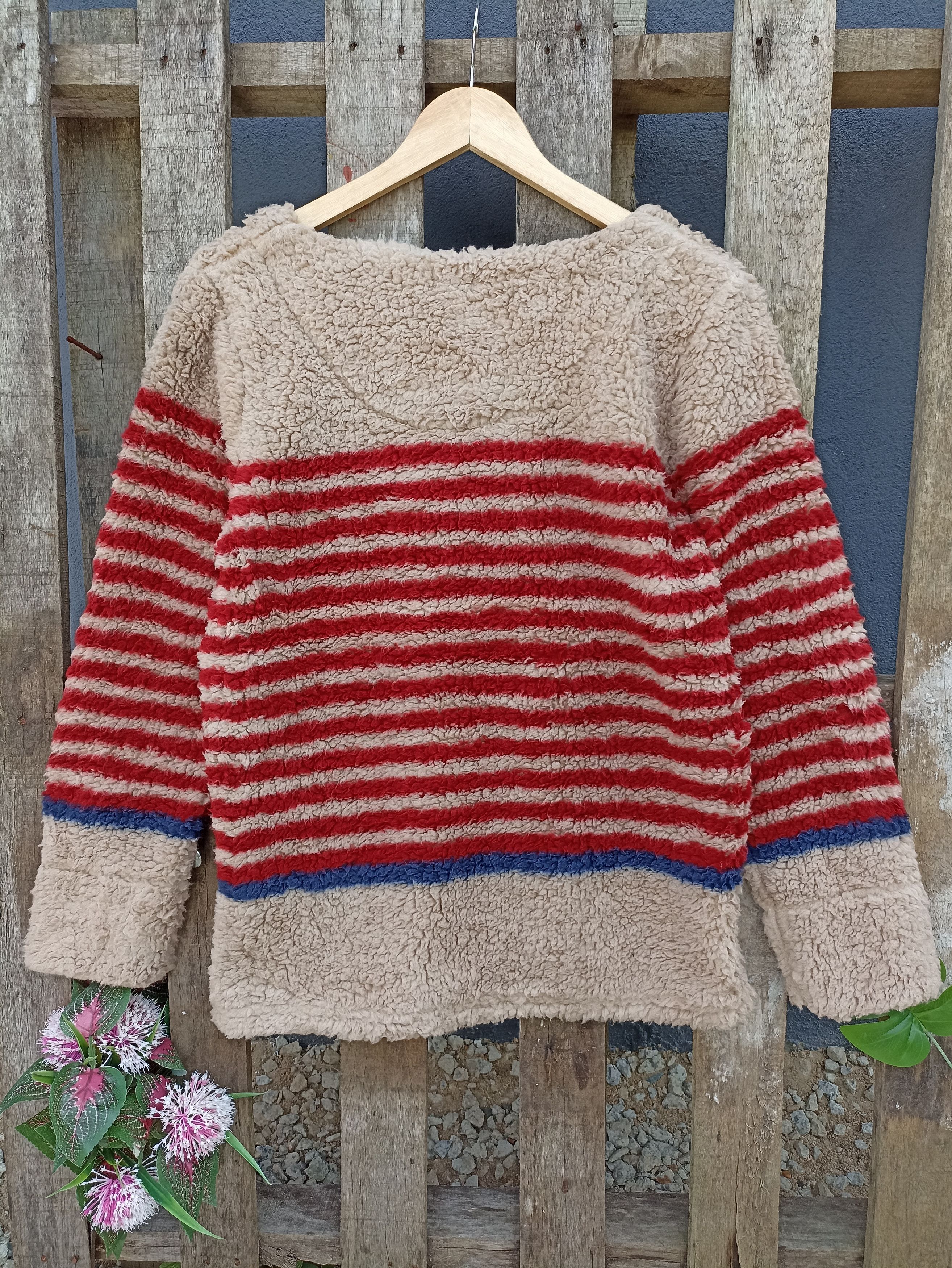 Japanese Brand Very Rare Macai Sherpa X Retro Fleece Size US L / EU 52-54 / 3 - 4 Thumbnail